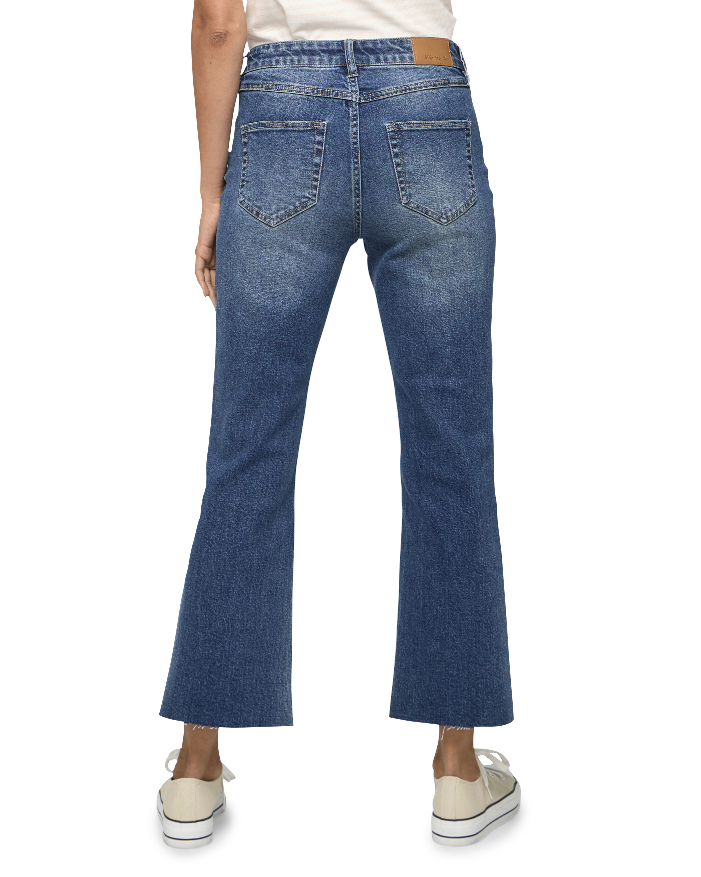BELLA CROPPED HIGH-RISE BOOTCUT JEAN