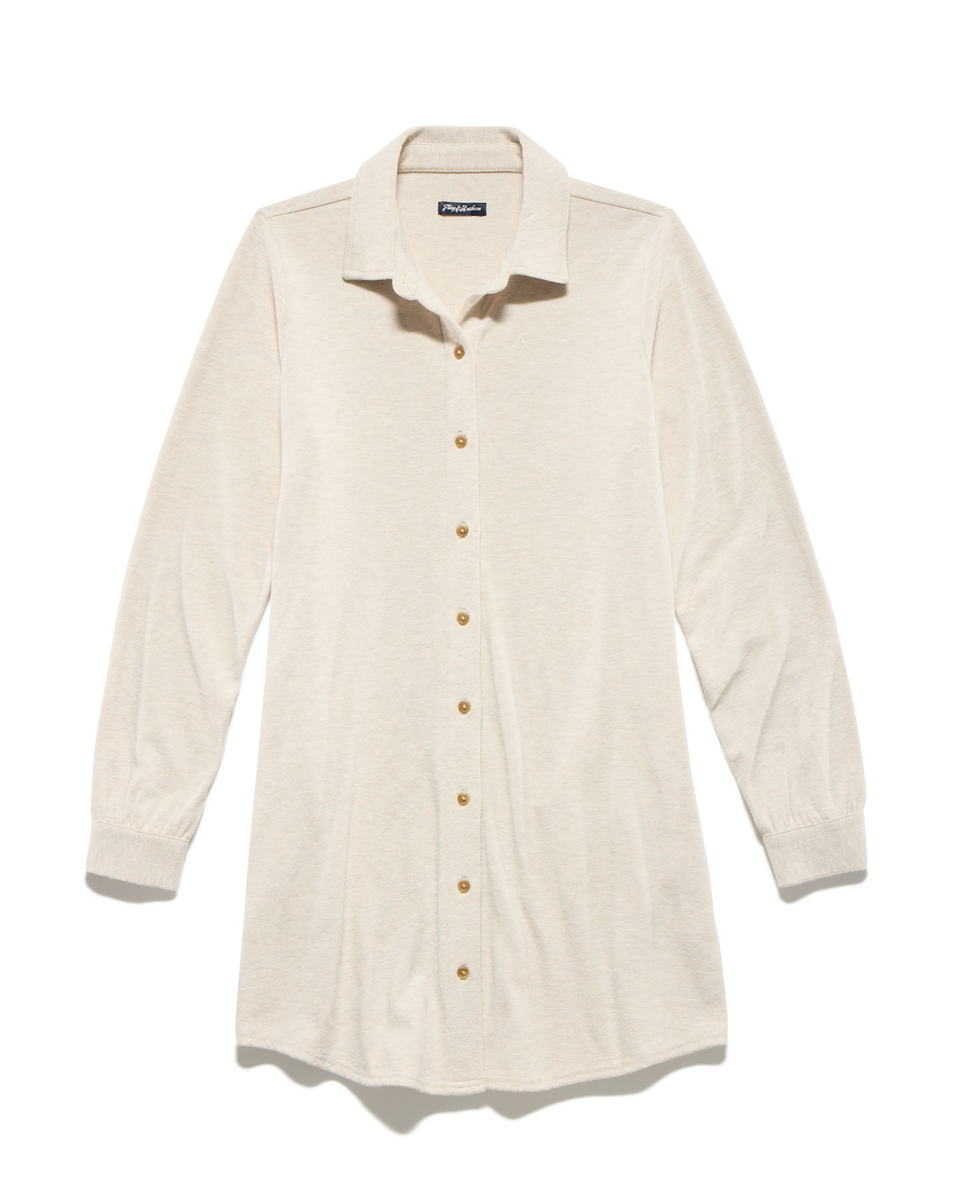 HERO STRETCH FLANNEL MINI DRESS