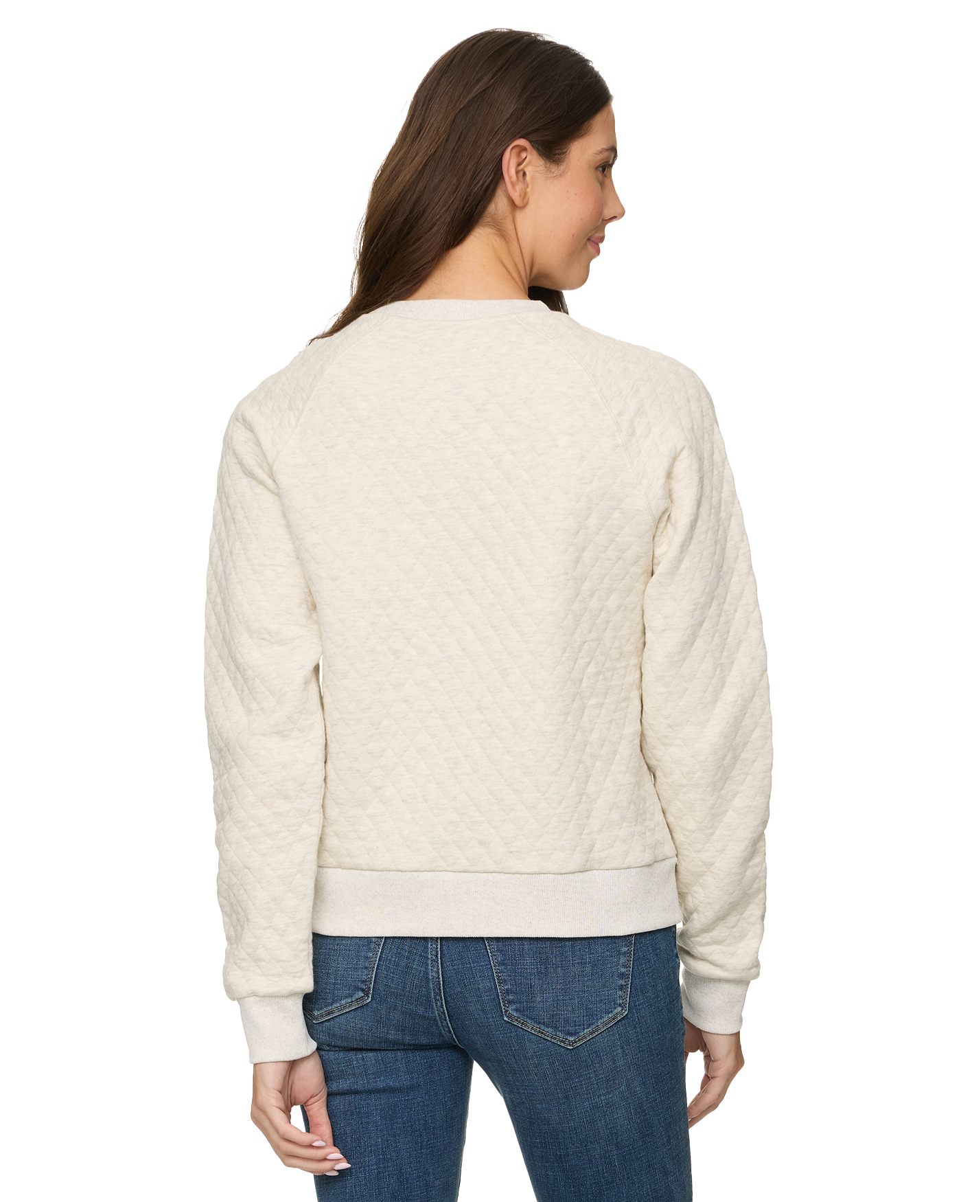 KANSAS STATE WOODLAWN QUILTED CREWNECK