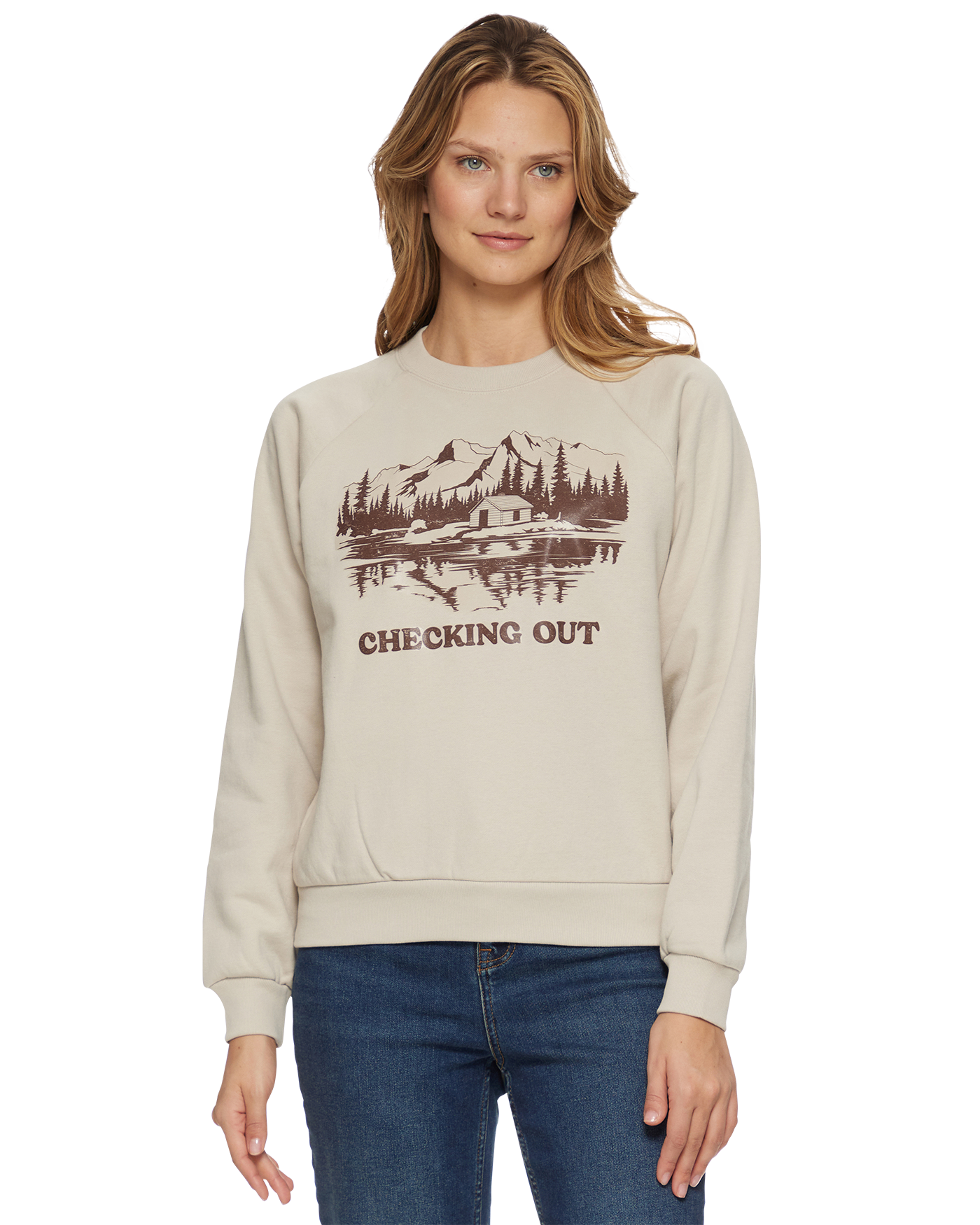 CHECKING OUT SWEATSHIRT