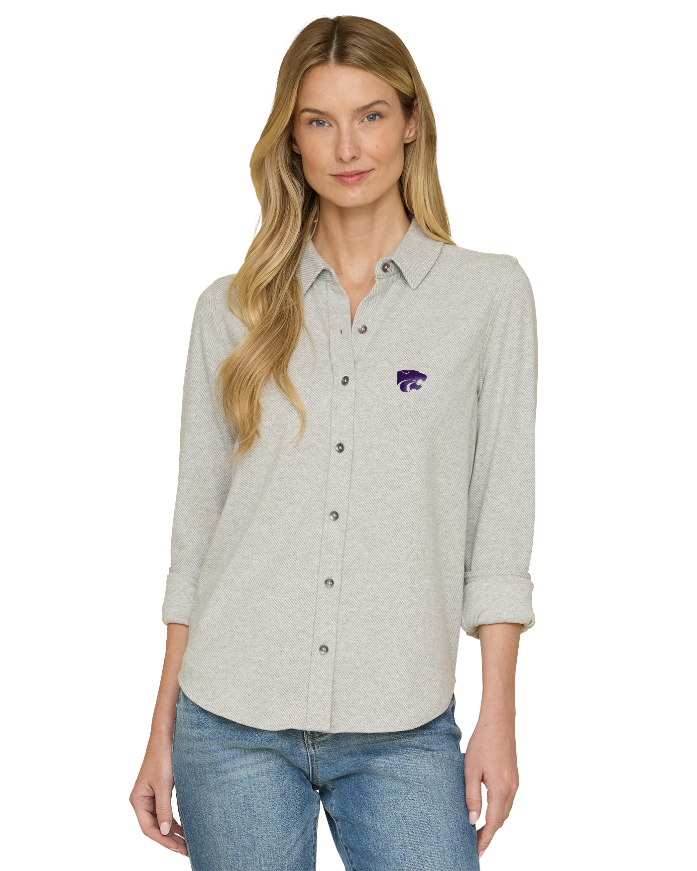 WOMEN'S KANSAS STATE HERO STRETCH FLANNEL SHIRT