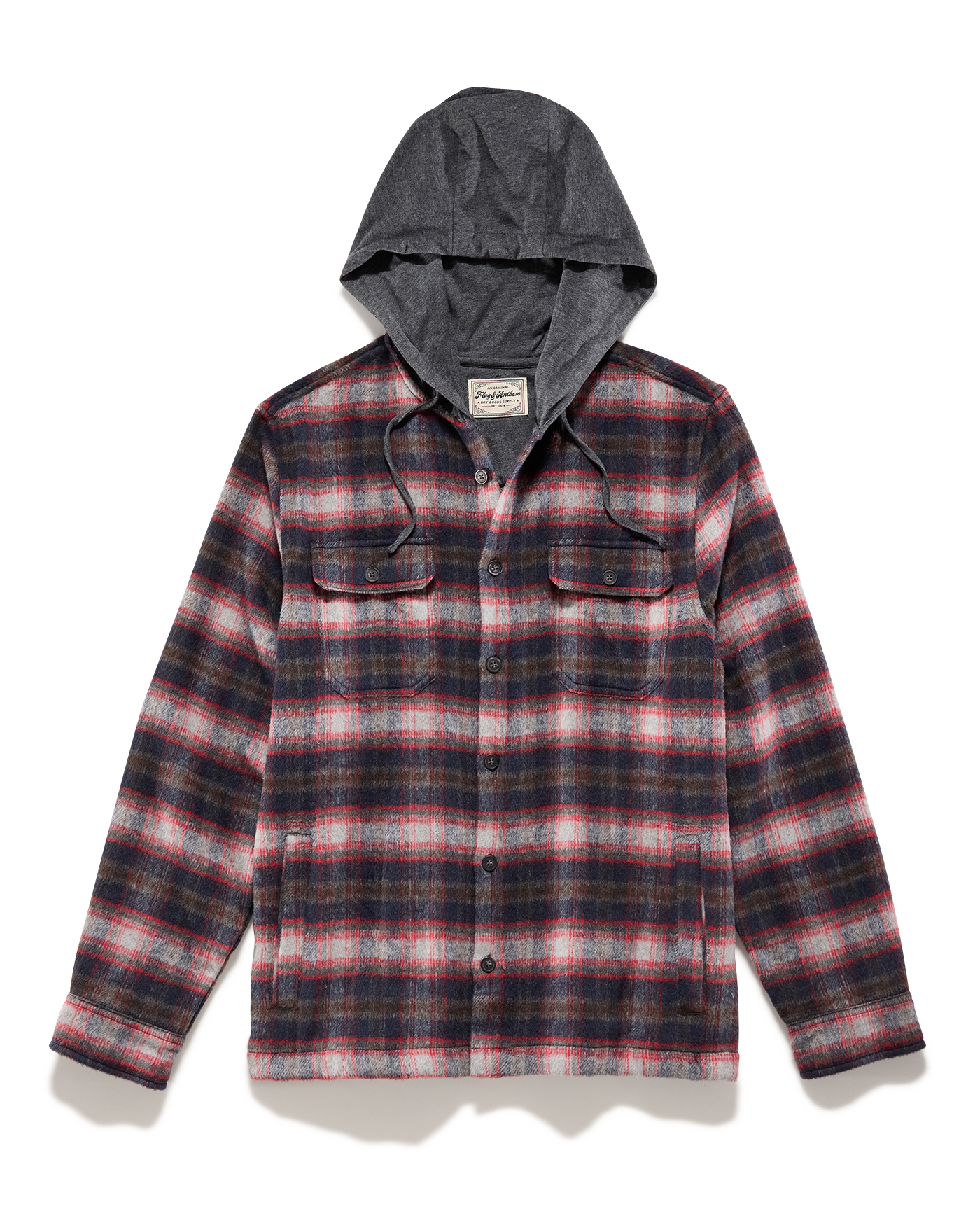 WHITEHALL HOODED SHIRT JACKET