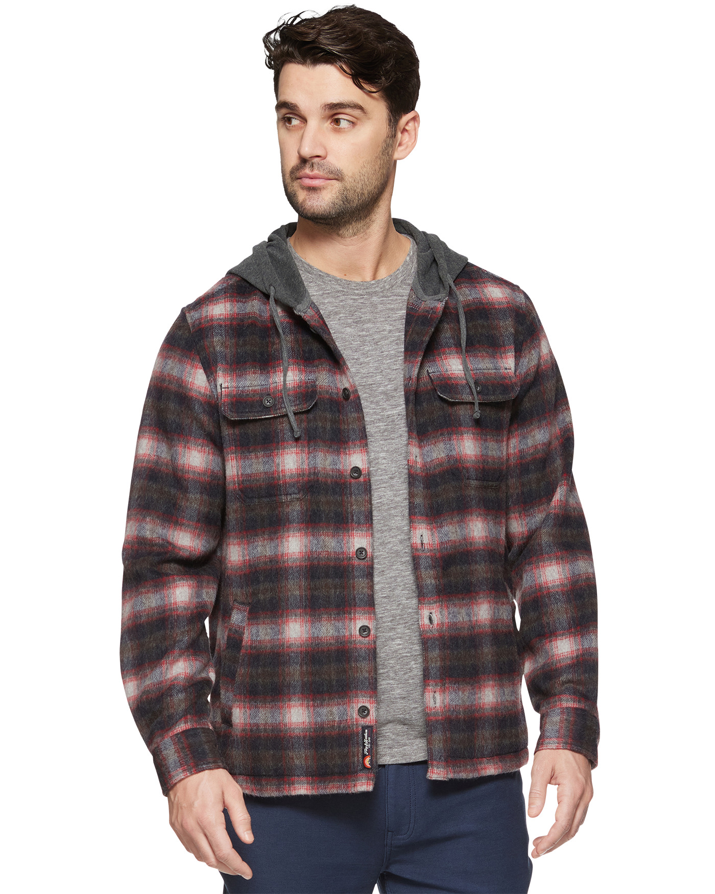 WHITEHALL HOODED SHIRT JACKET