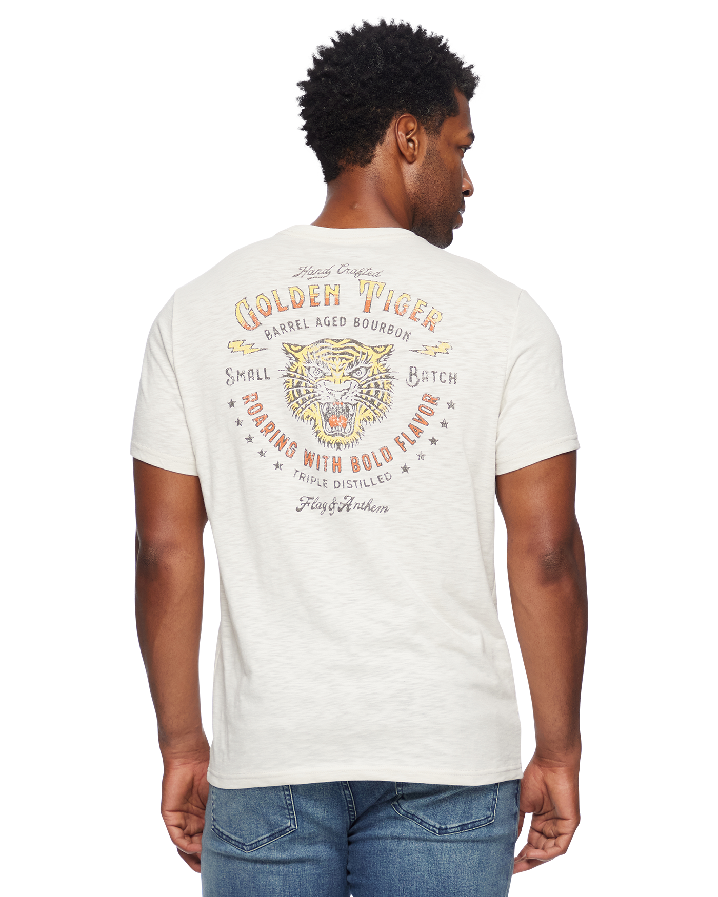 GOLDEN TIGER SLUB TEE