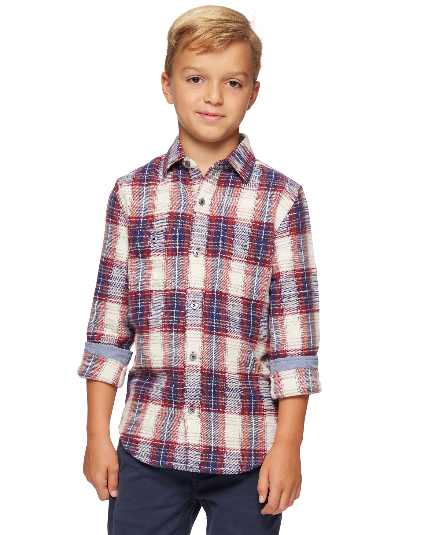 BOYS DONLEY SLUB SHIRT