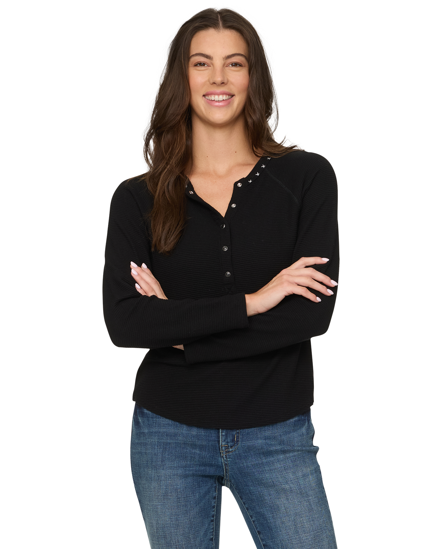 CAMBRIA WAFFLE HENLEY