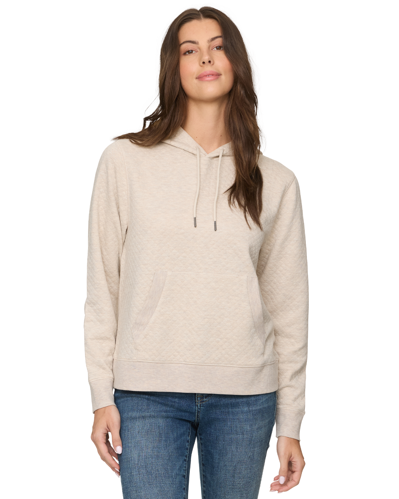 WOMEN'S BRADNER SUPER-SOFT QUILTED HOODIE
