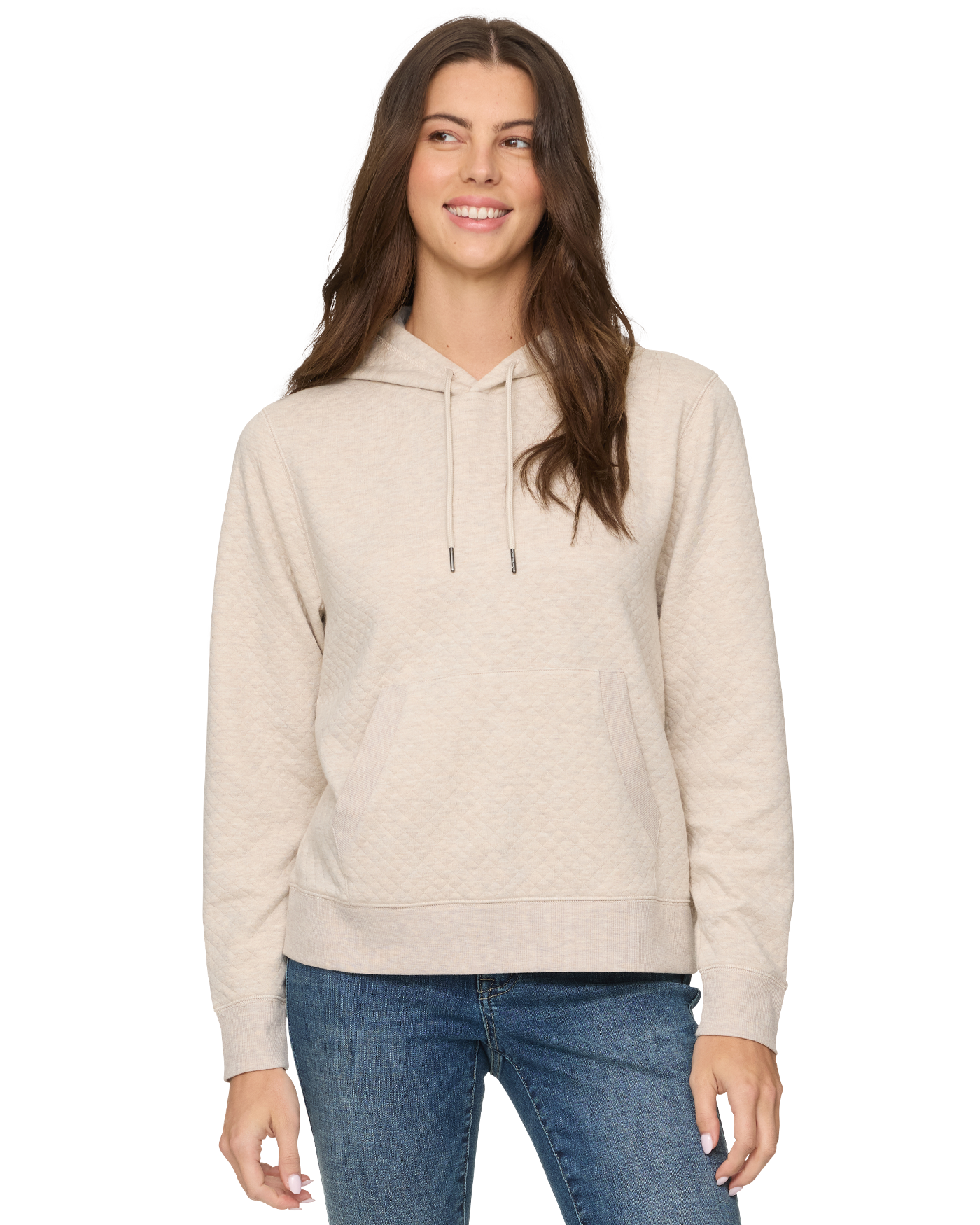 WOMEN'S BRADNER SUPER-SOFT QUILTED HOODIE
