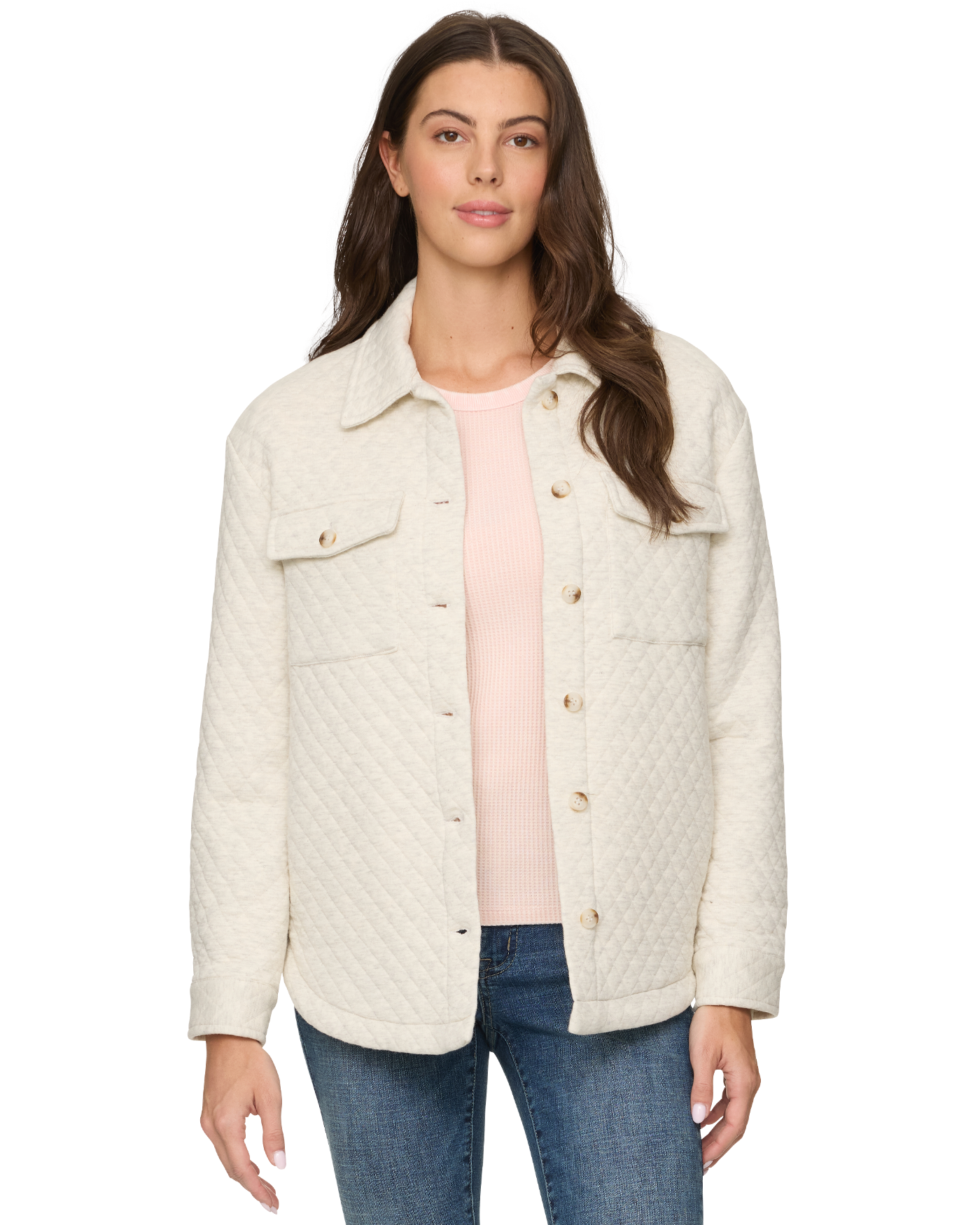 ELIZABETH QUILTED KNIT SHACKET