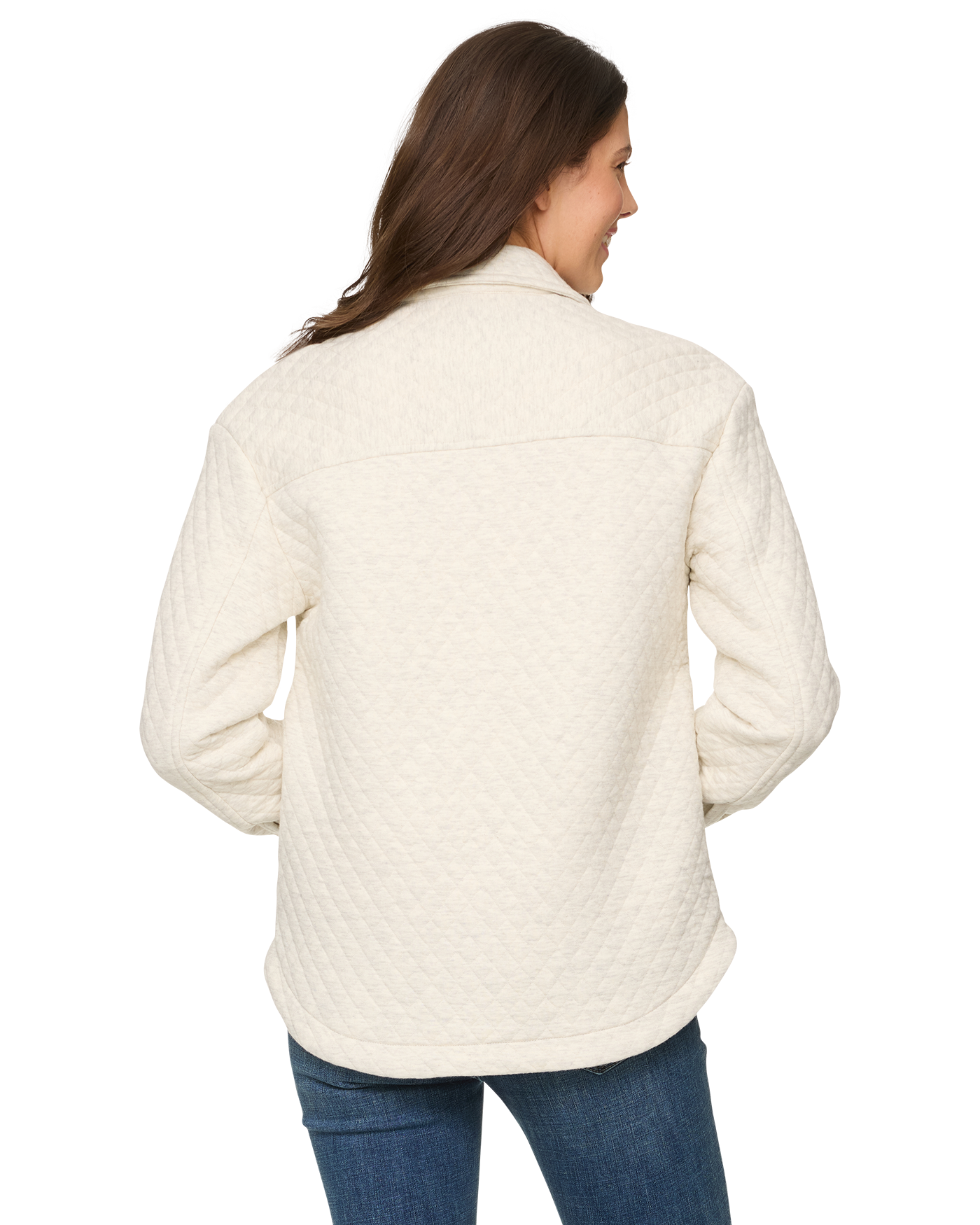 ELIZABETH QUILTED KNIT SHACKET