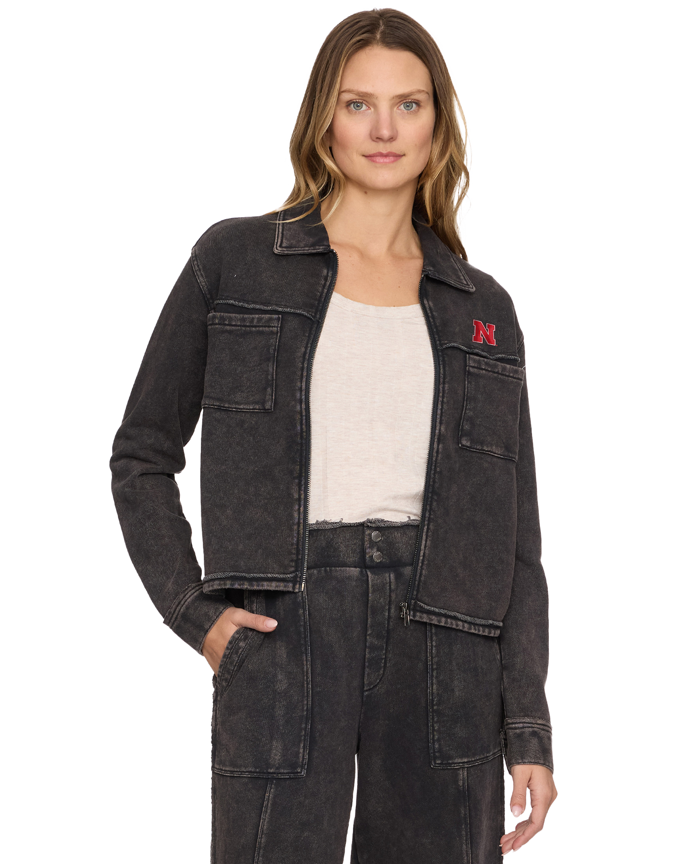 NEBRASKA CHARLOTTE FRENCH TERRY JACKET