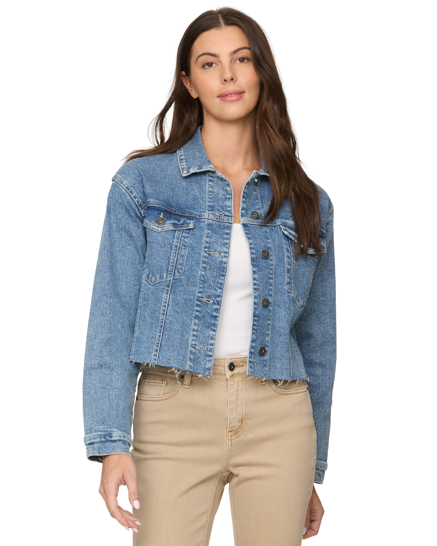 SIDNEY CROPPED DENIM JACKET