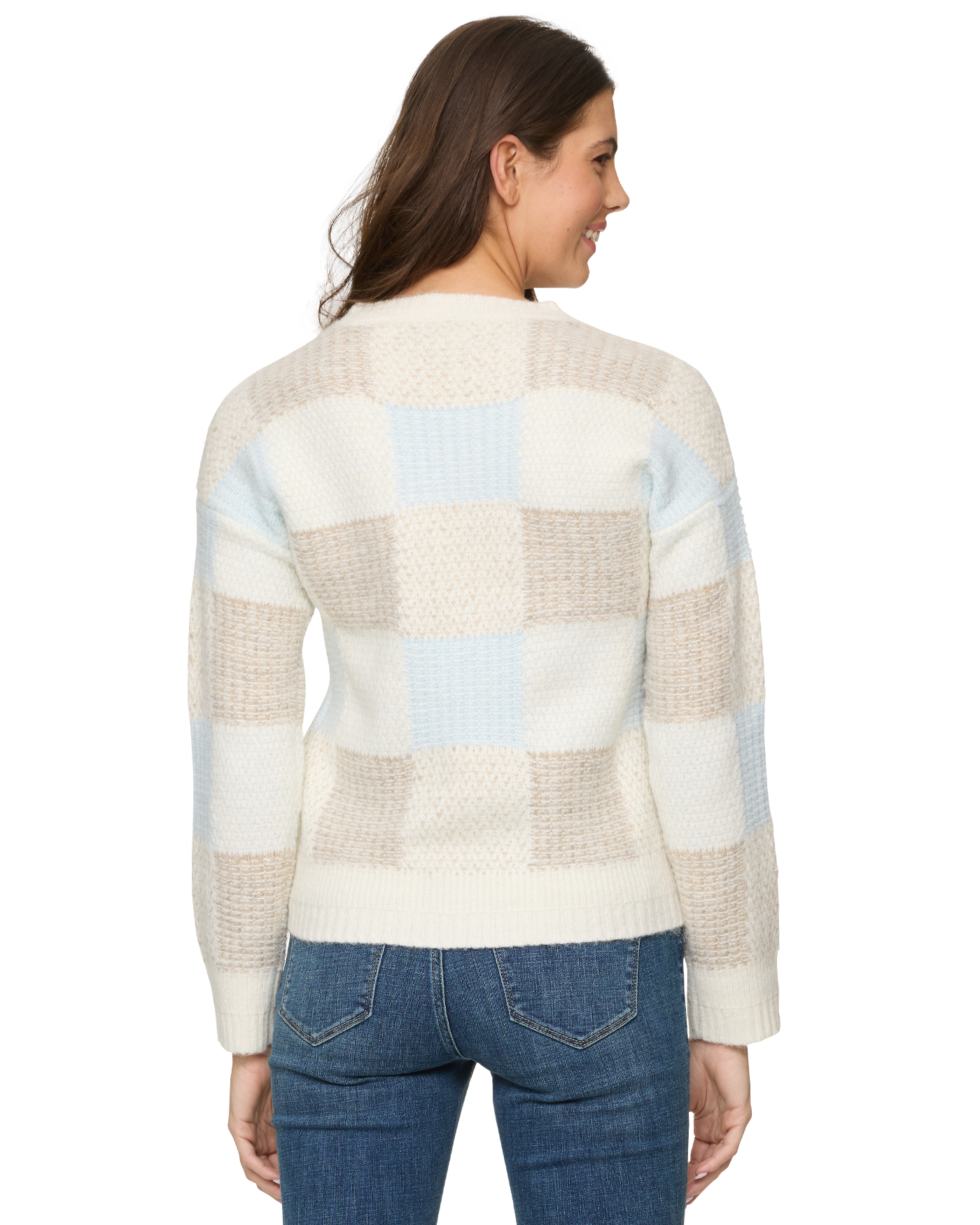 RAINELLE BLOCKED SWEATER