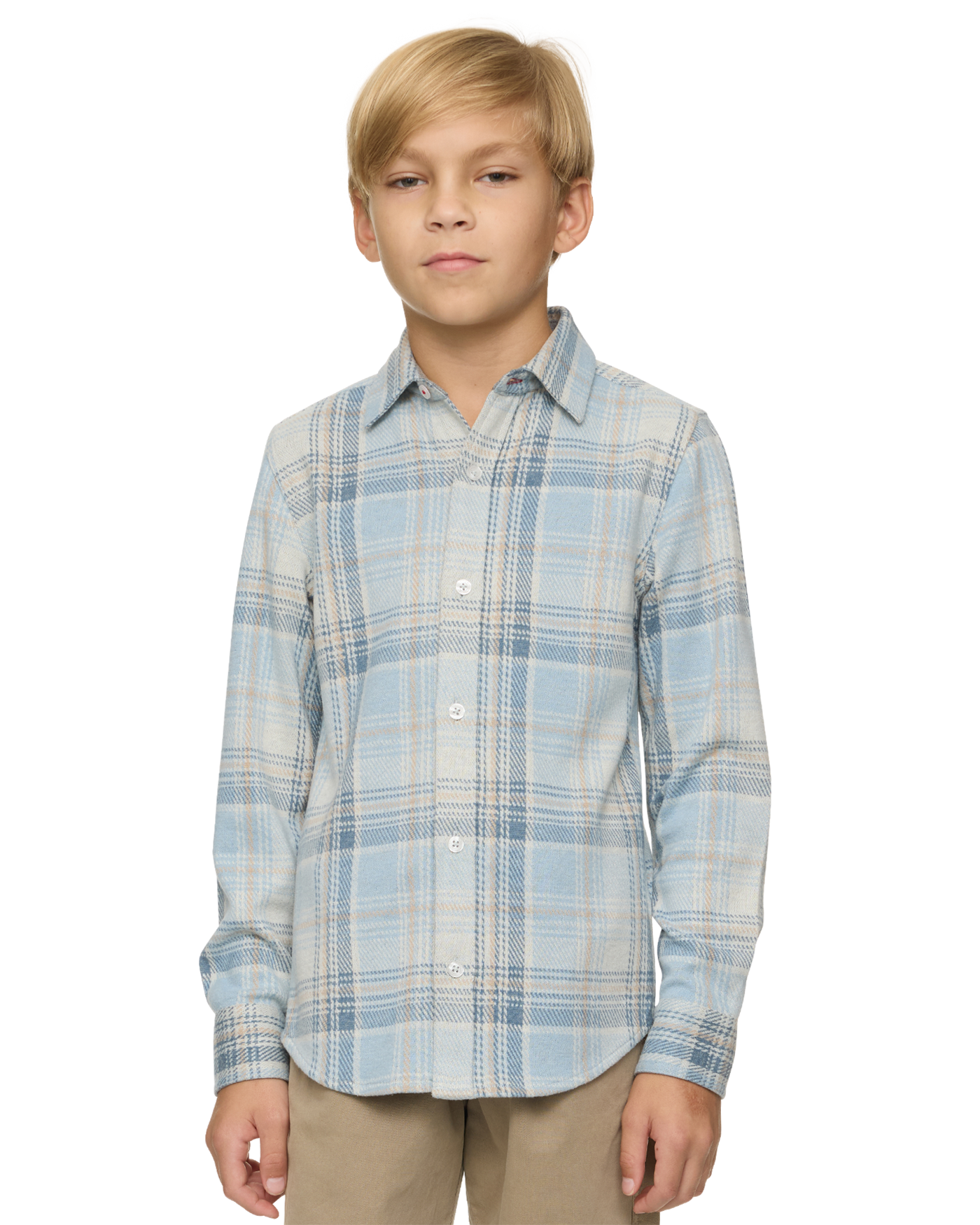 BOYS HERO STRETCH FLANNEL SHIRT