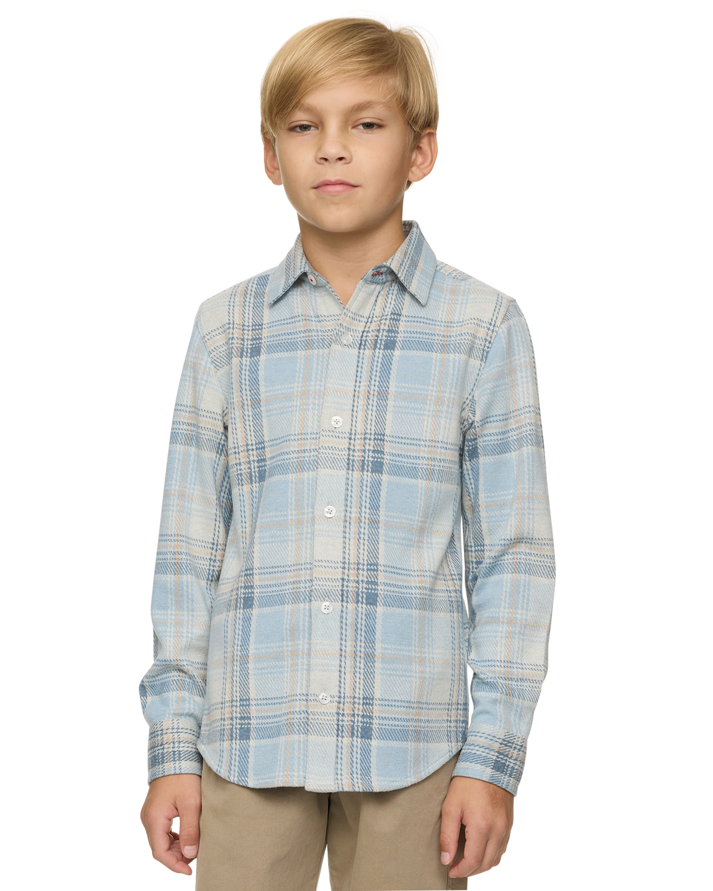 BOYS HERO STRETCH FLANNEL SHIRT