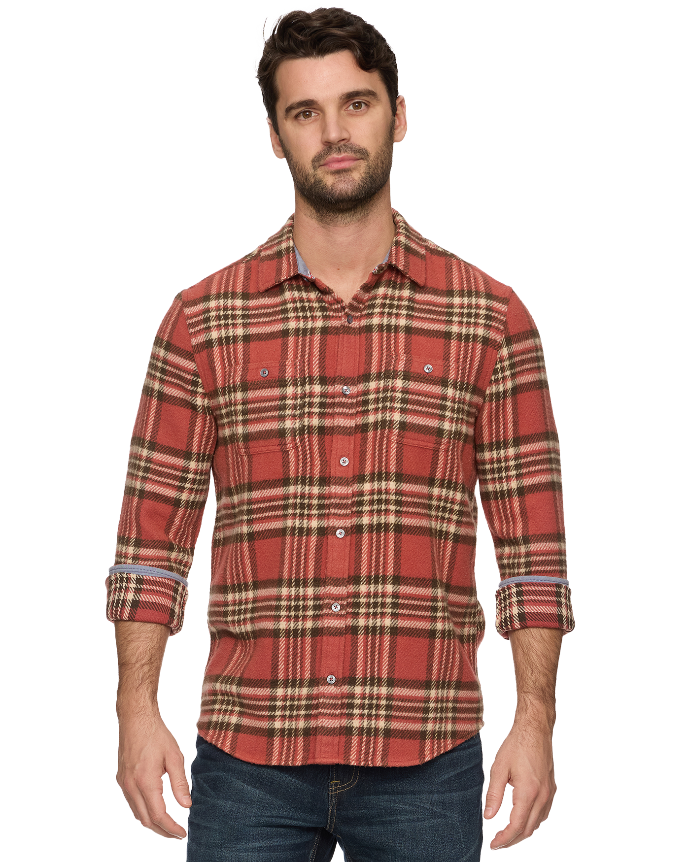 SEABROOK VINTAGE WASHED FLANNEL SHIRT