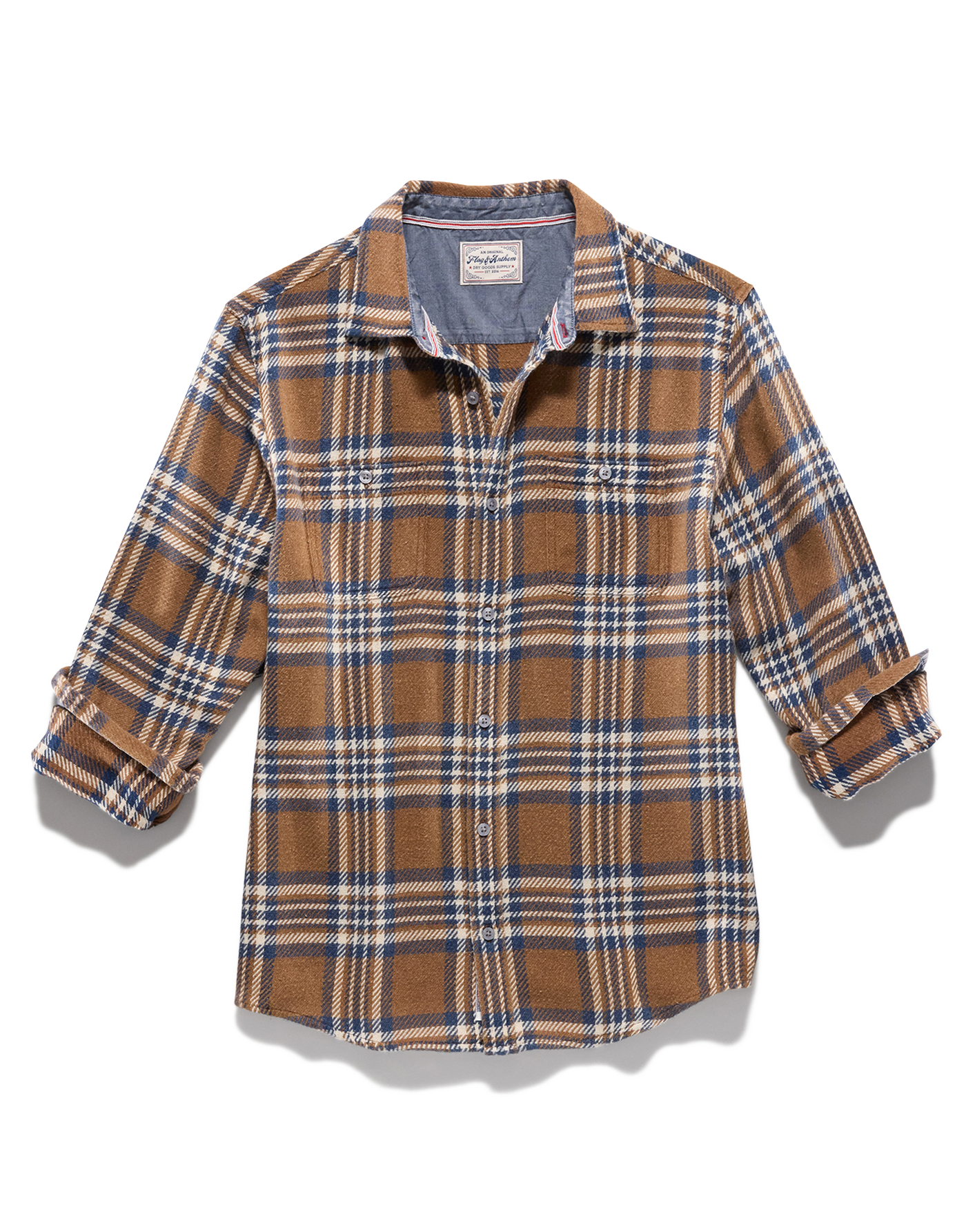SEABROOK VINTAGE WASHED FLANNEL SHIRT