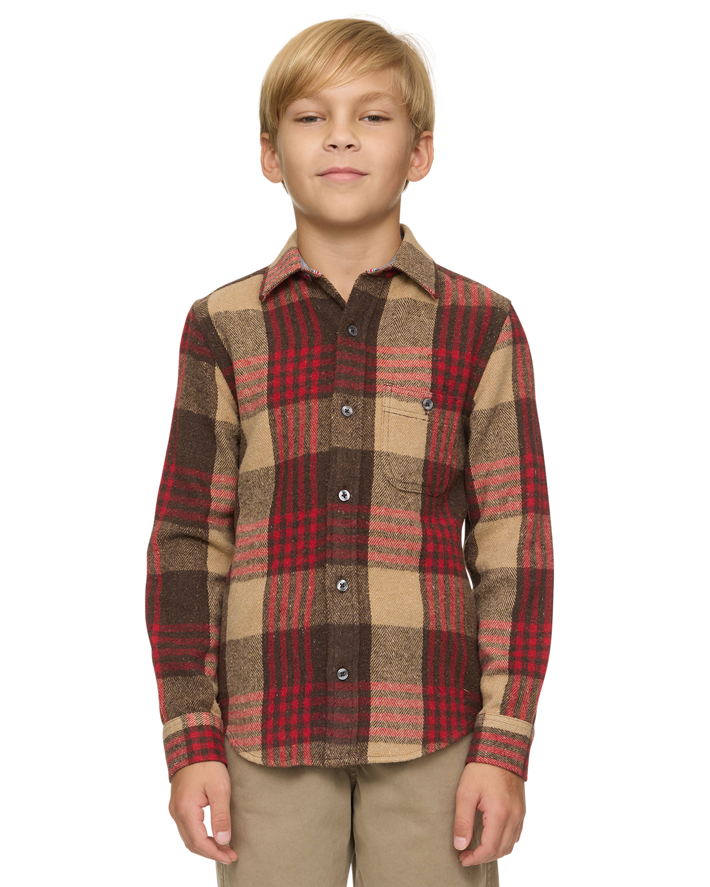 BOYS LANSING FLANNEL SHIRT