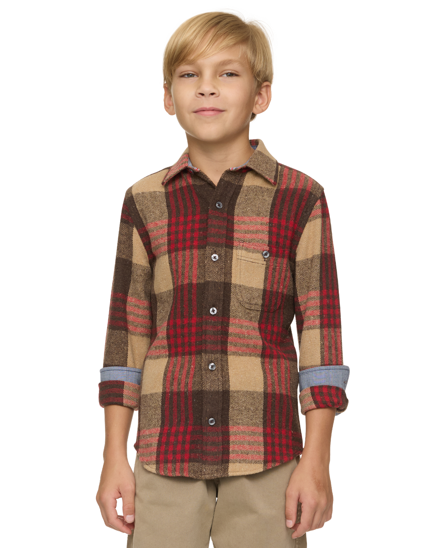 BOYS LANSING FLANNEL SHIRT