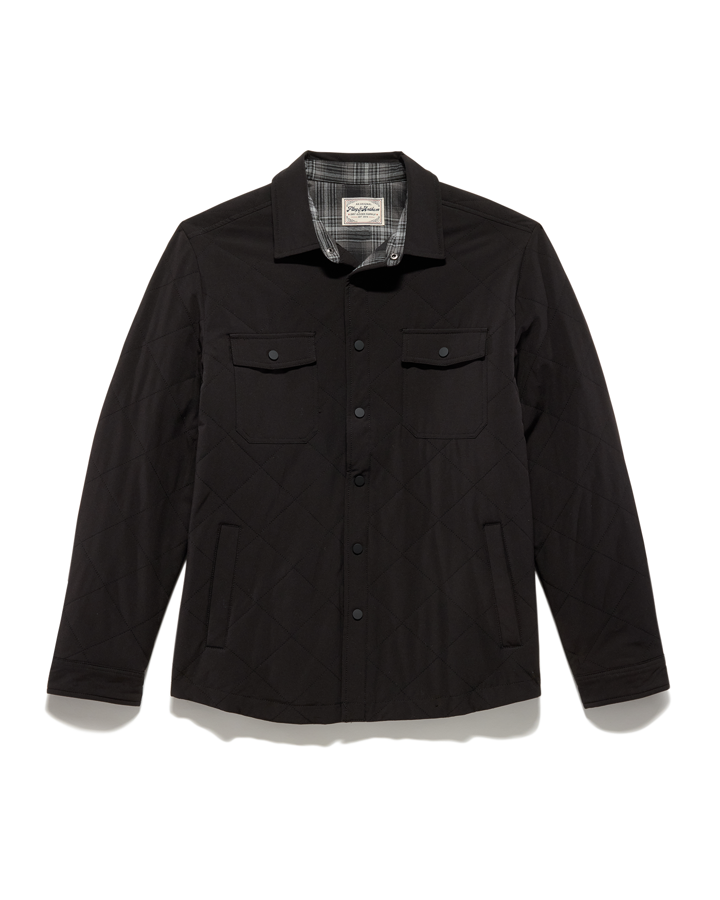 CHAPIN FLANNEL-LINED QUILTED JACKET