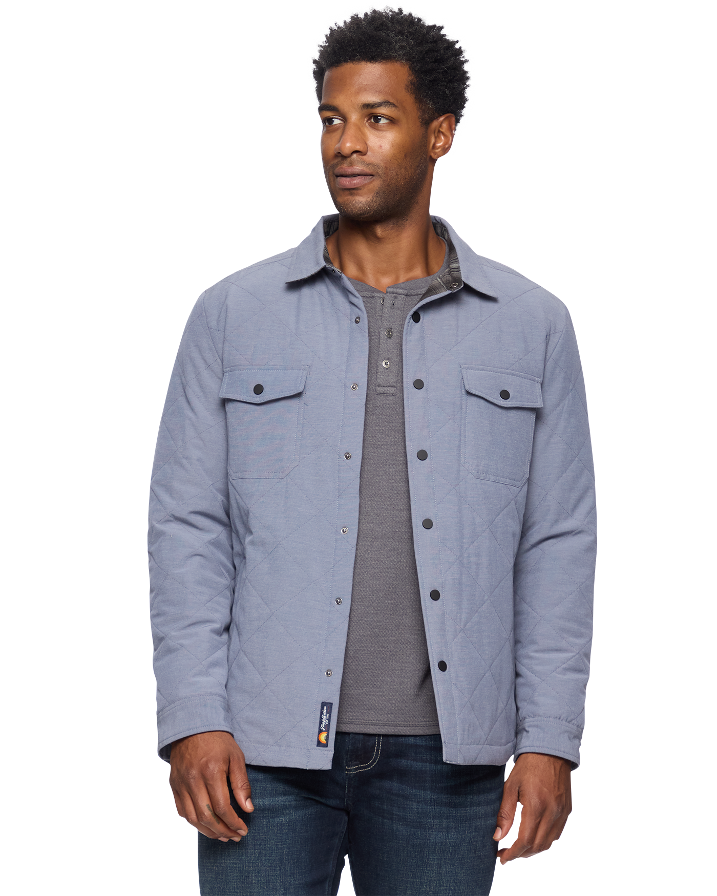 CHAPIN FLANNEL-LINED QUILTED JACKET