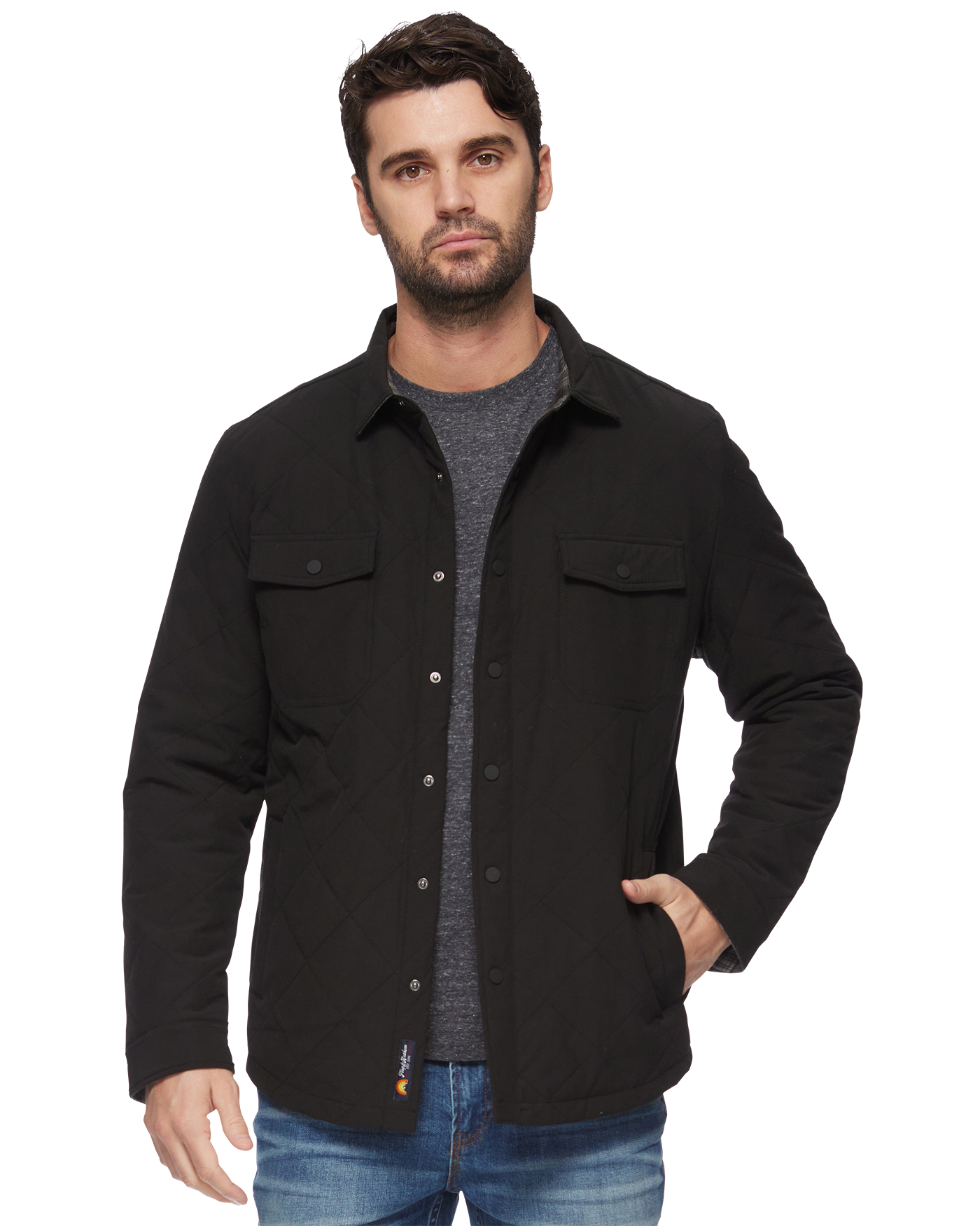 CHAPIN FLANNEL-LINED QUILTED JACKET