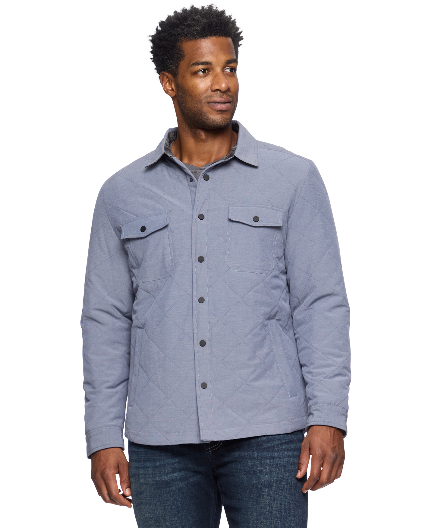 CHAPIN FLANNEL-LINED QUILTED JACKET