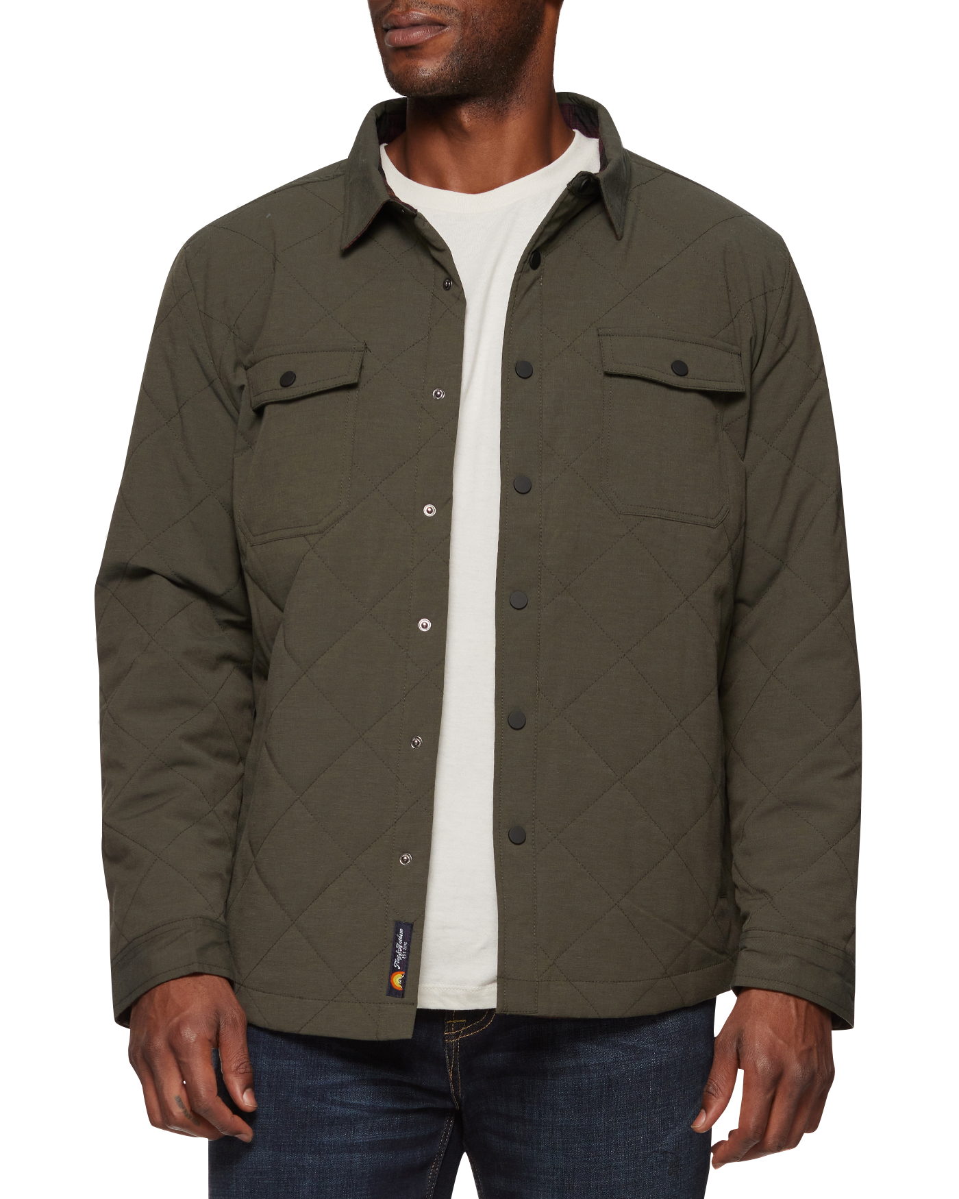 CHAPIN FLANNEL-LINED QUILTED JACKET