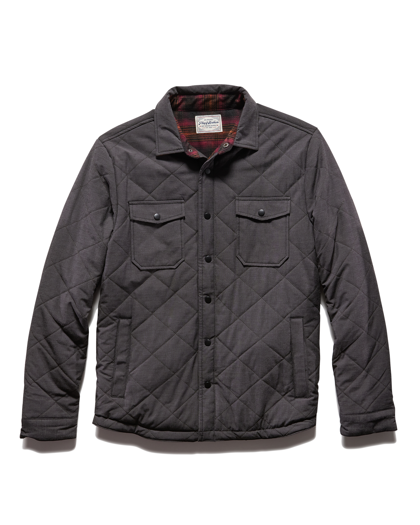 CHAPIN FLANNEL-LINED QUILTED JACKET BIG & TALL