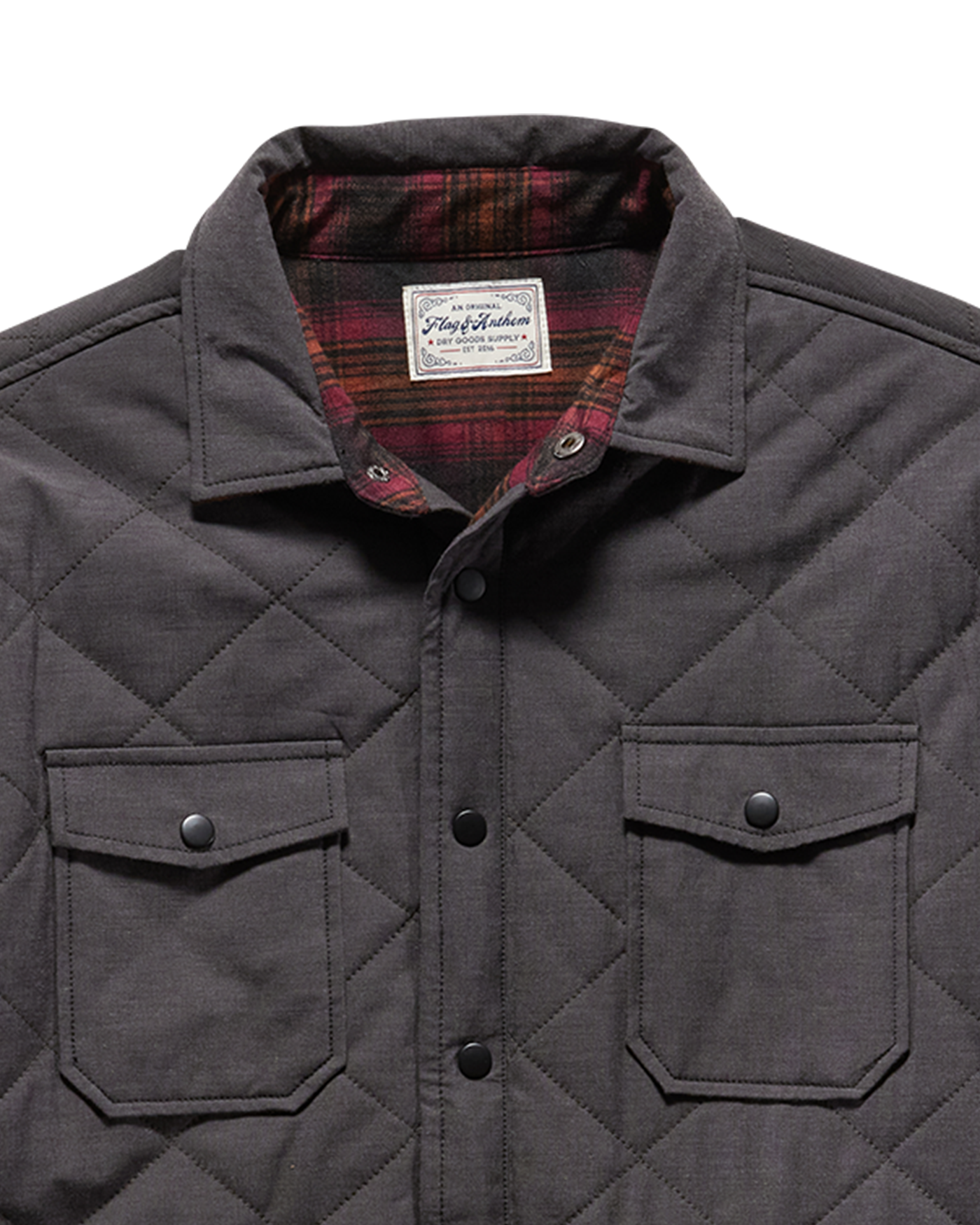 CHAPIN FLANNEL-LINED QUILTED JACKET
