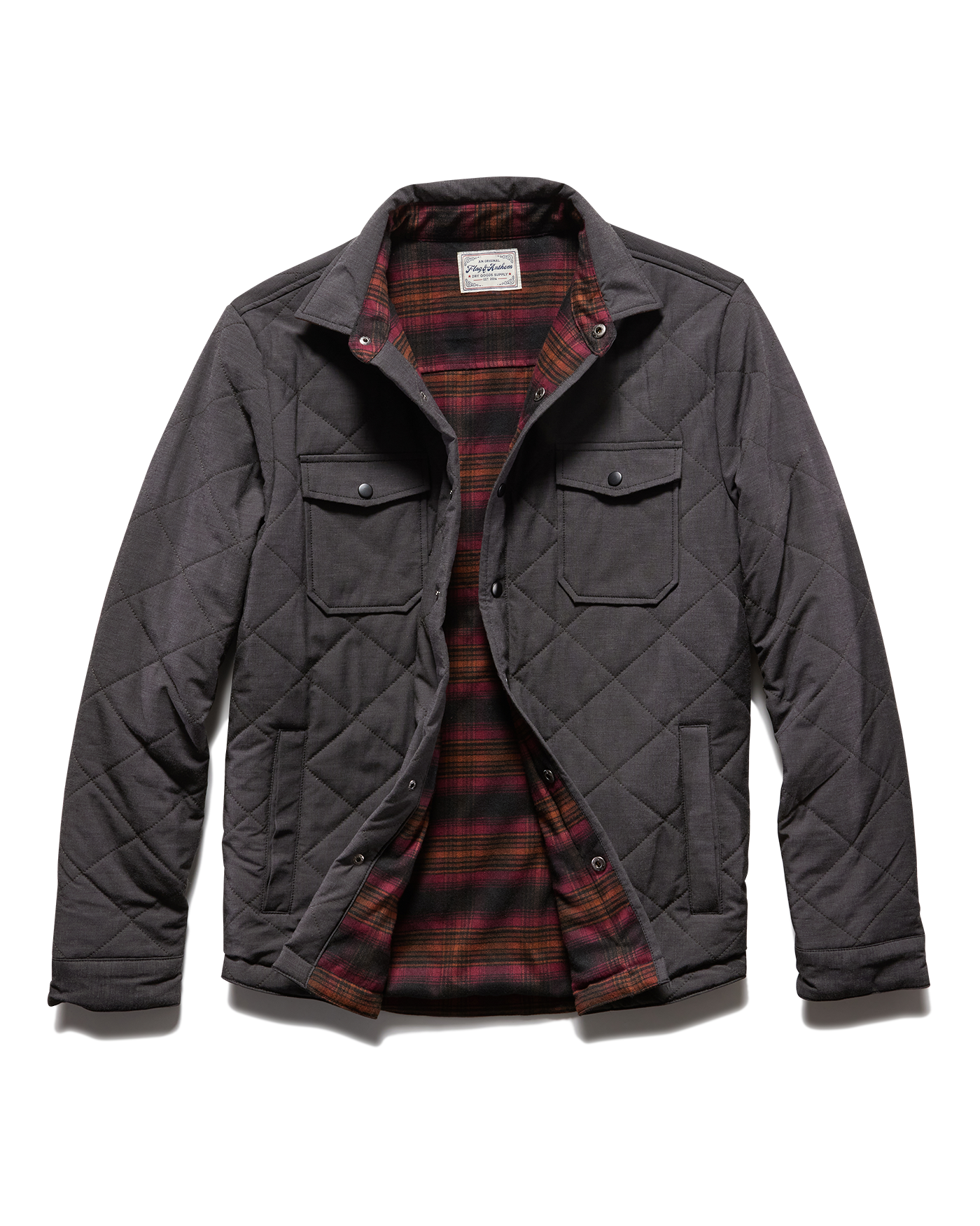 CHAPIN FLANNEL-LINED QUILTED JACKET BIG & TALL