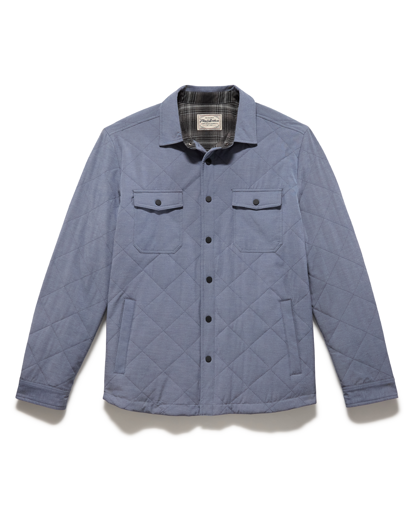 CHAPIN FLANNEL-LINED QUILTED JACKET
