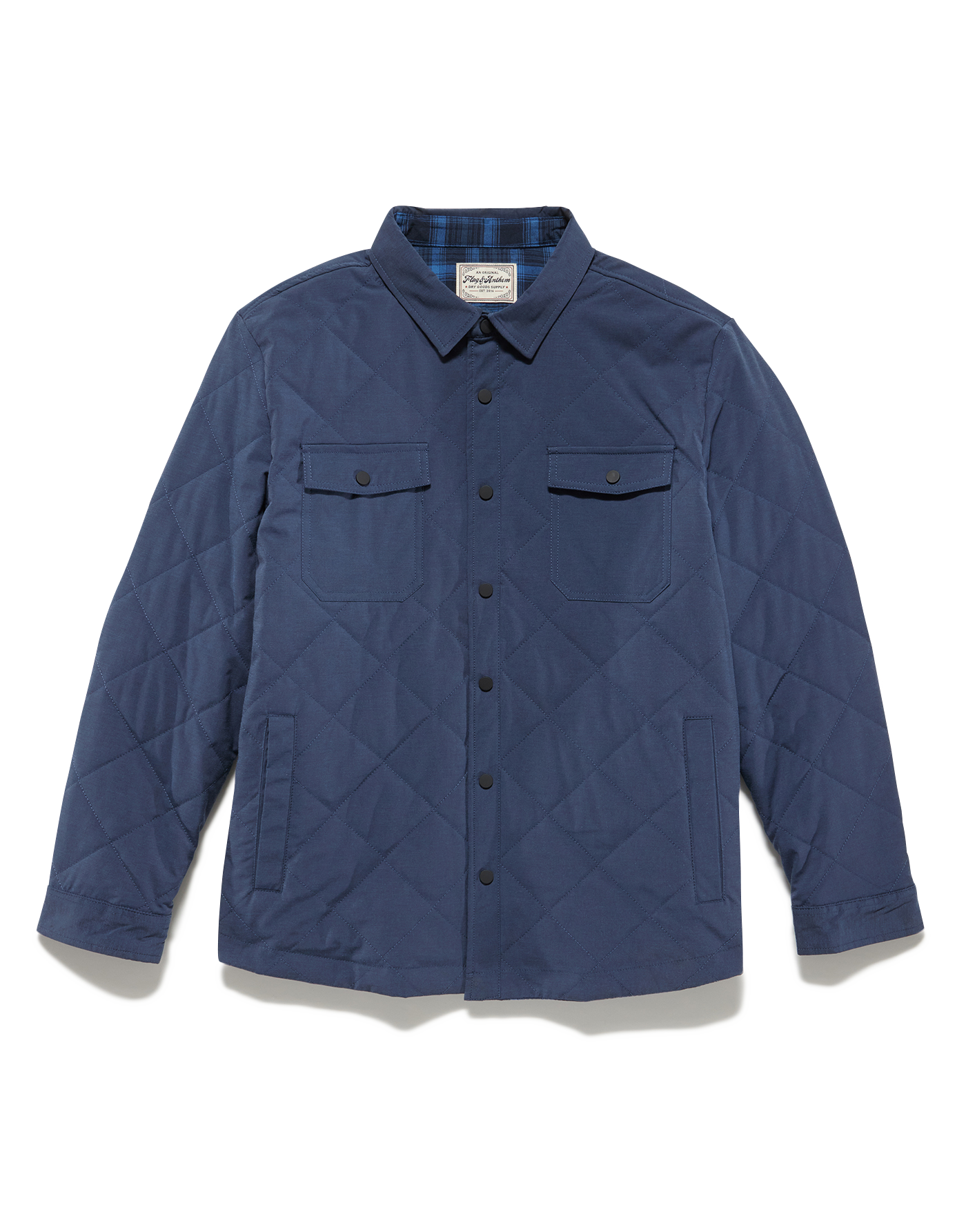 CHAPIN FLANNEL-LINED QUILTED JACKET