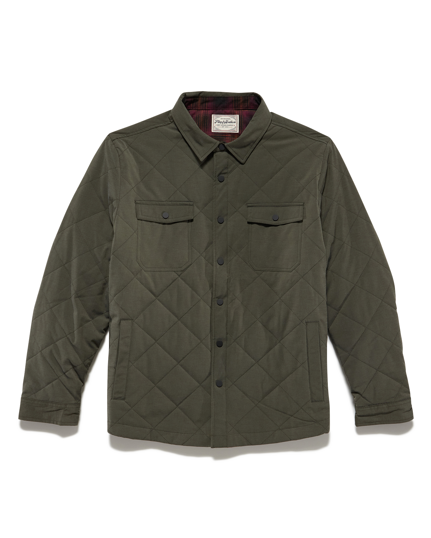 CHAPIN FLANNEL-LINED QUILTED JACKET