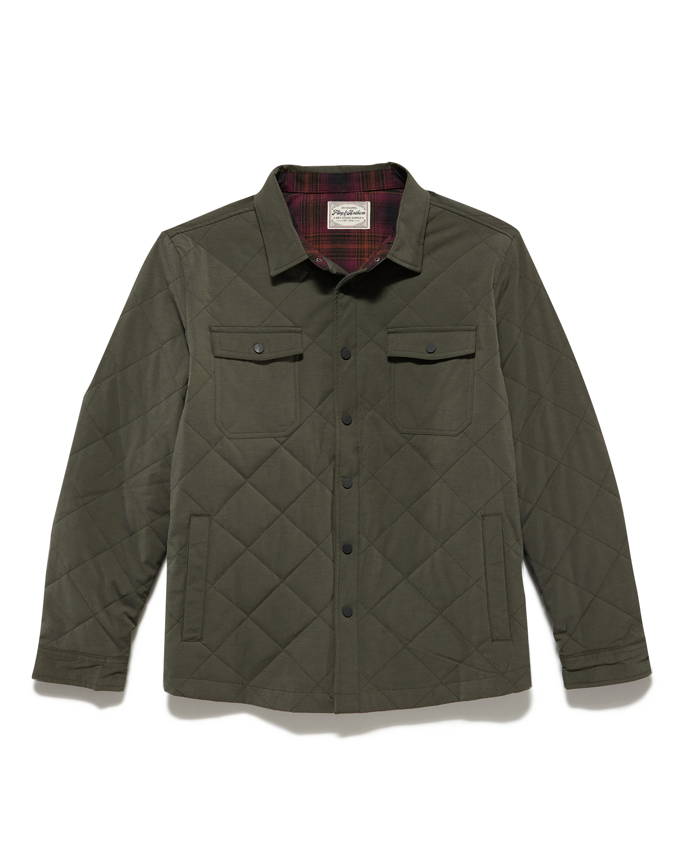 CHAPIN FLANNEL-LINED QUILTED JACKET