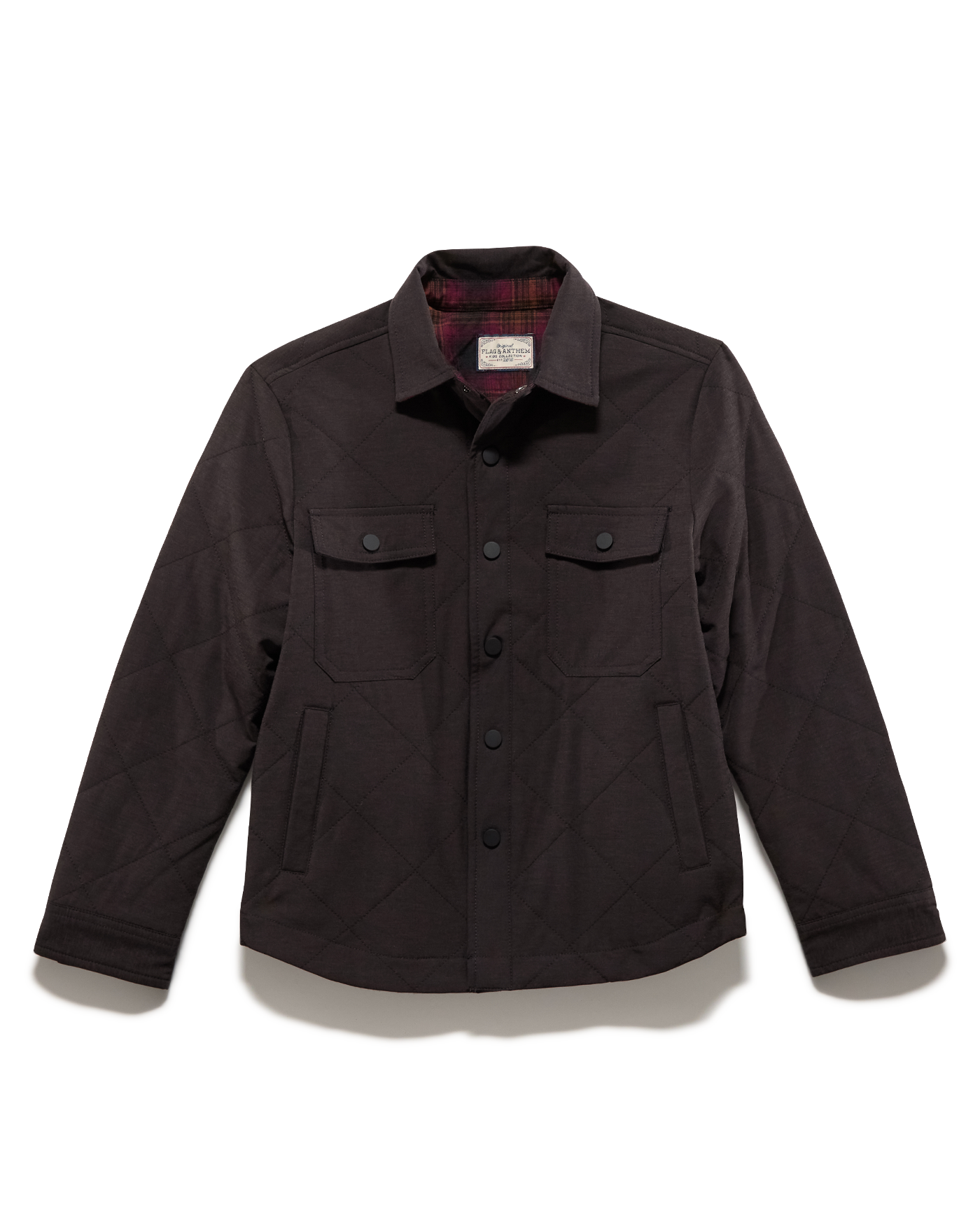 BOYS CHAPIN FLANNEL-LINED QUILTED JACKET