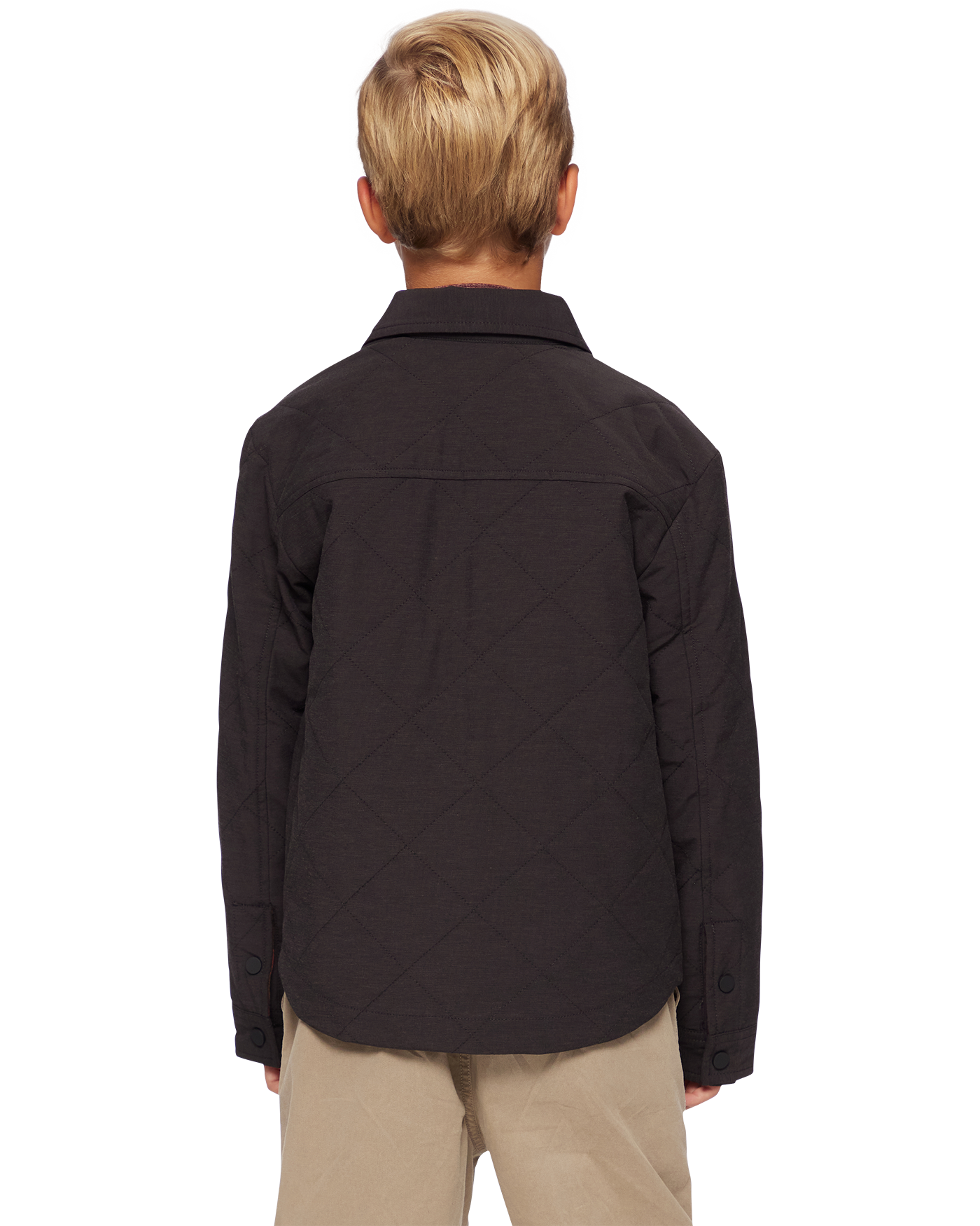 BOYS CHAPIN FLANNEL-LINED QUILTED JACKET