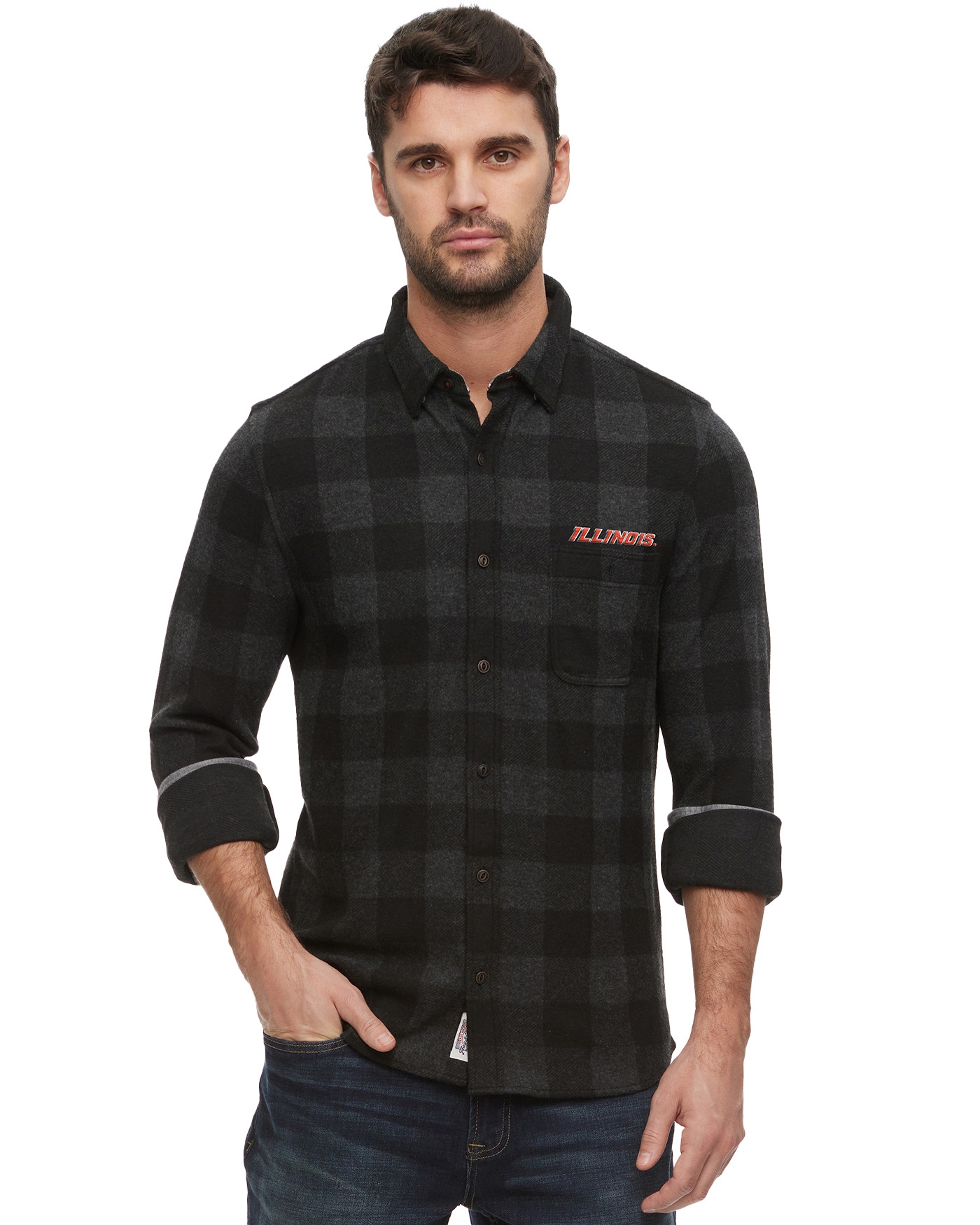 ILLINOIS HERO STRETCH FLANNEL SHIRT