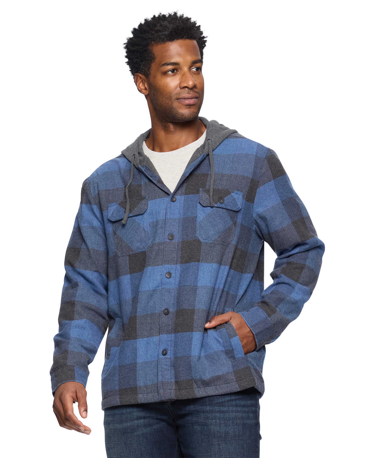 DORSEY THERMAL-LINED HOODED SHIRT JACKET
