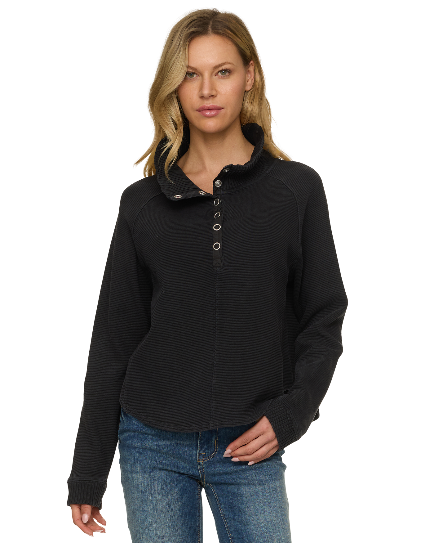 ADRIANA SNAP PULLOVER