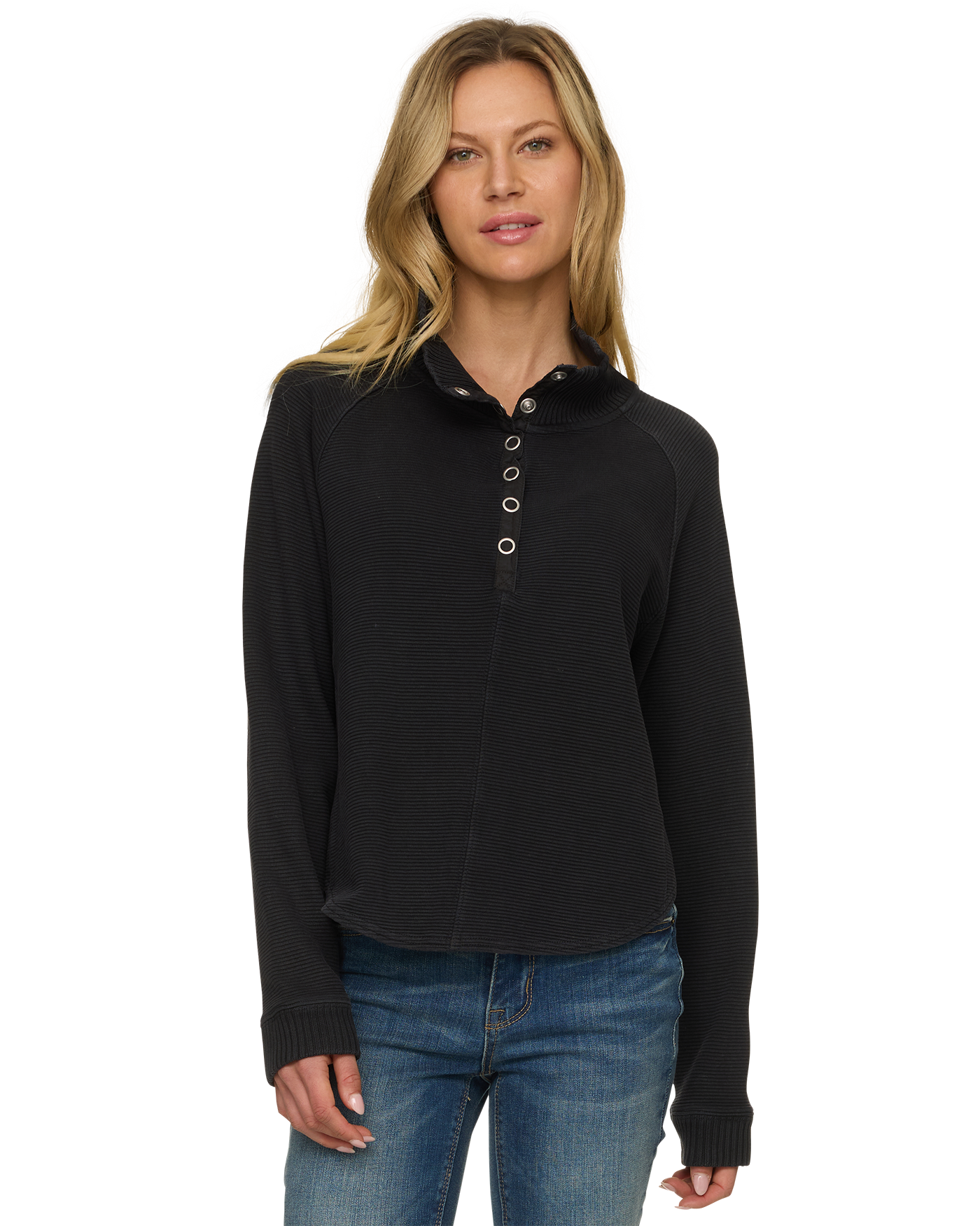 ADRIANA SNAP PULLOVER