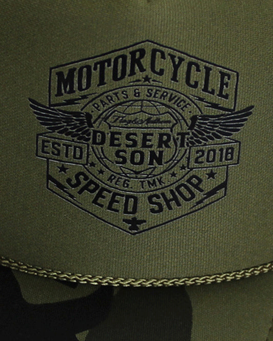 DESERT SON SPEED SHOP FOAM TRUCKER HAT