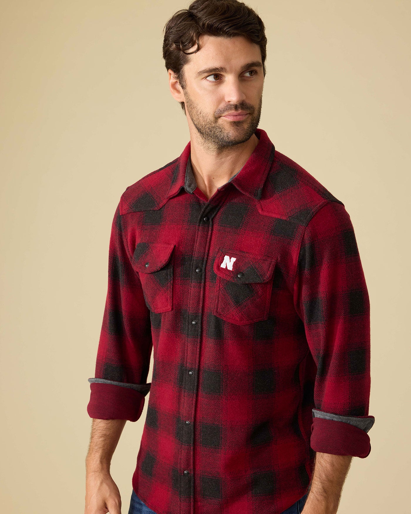 NEBRASKA HERO STRETCH FLANNEL SHIRT