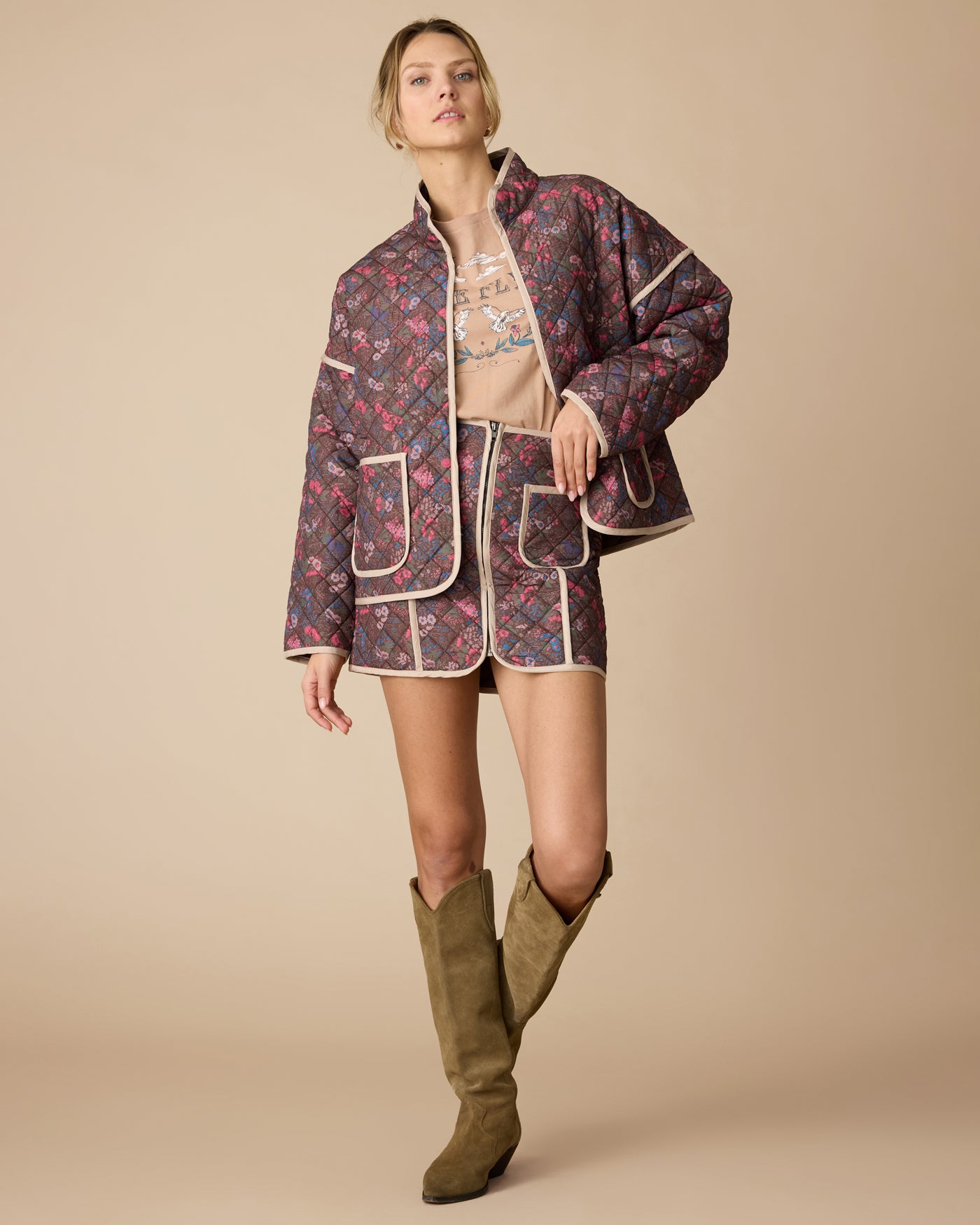 BETHEL QUILTED SKIRT