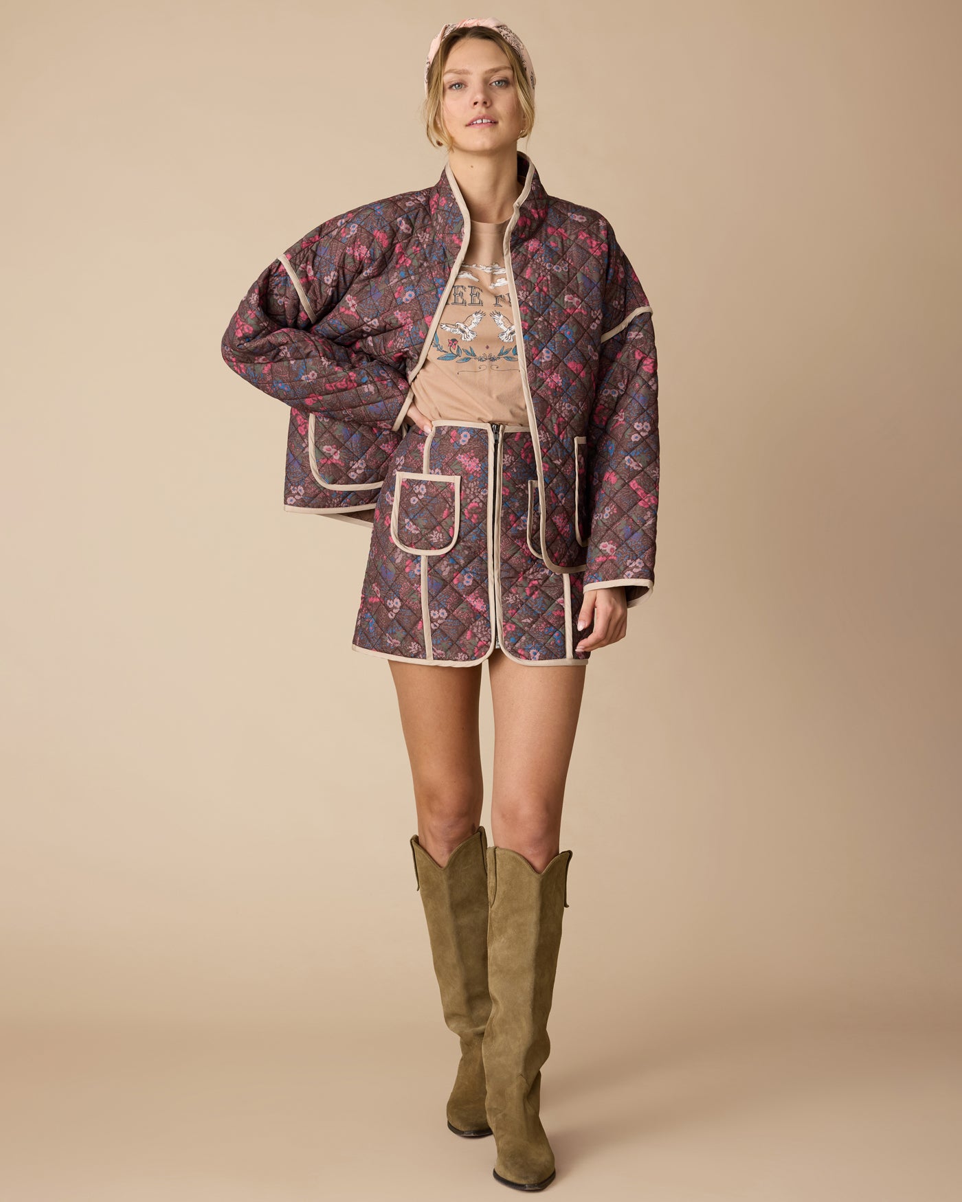 BETHEL QUILTED SKIRT