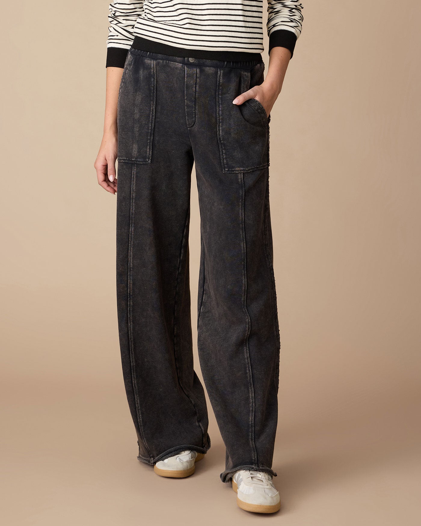 DOLLY FRENCH TERRY UTILITY PANT