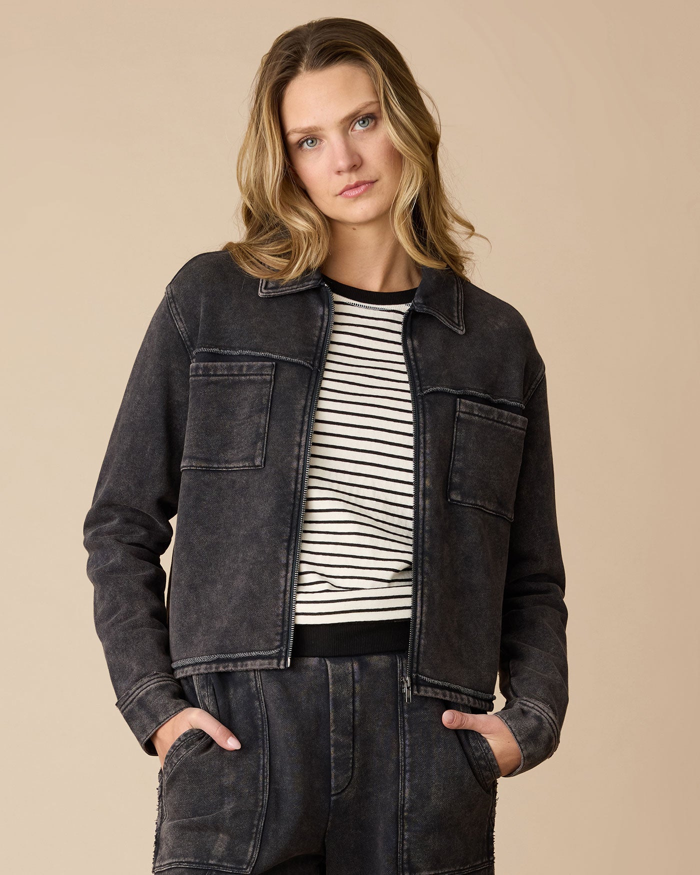CHARLOTTE FRENCH TERRY JACKET