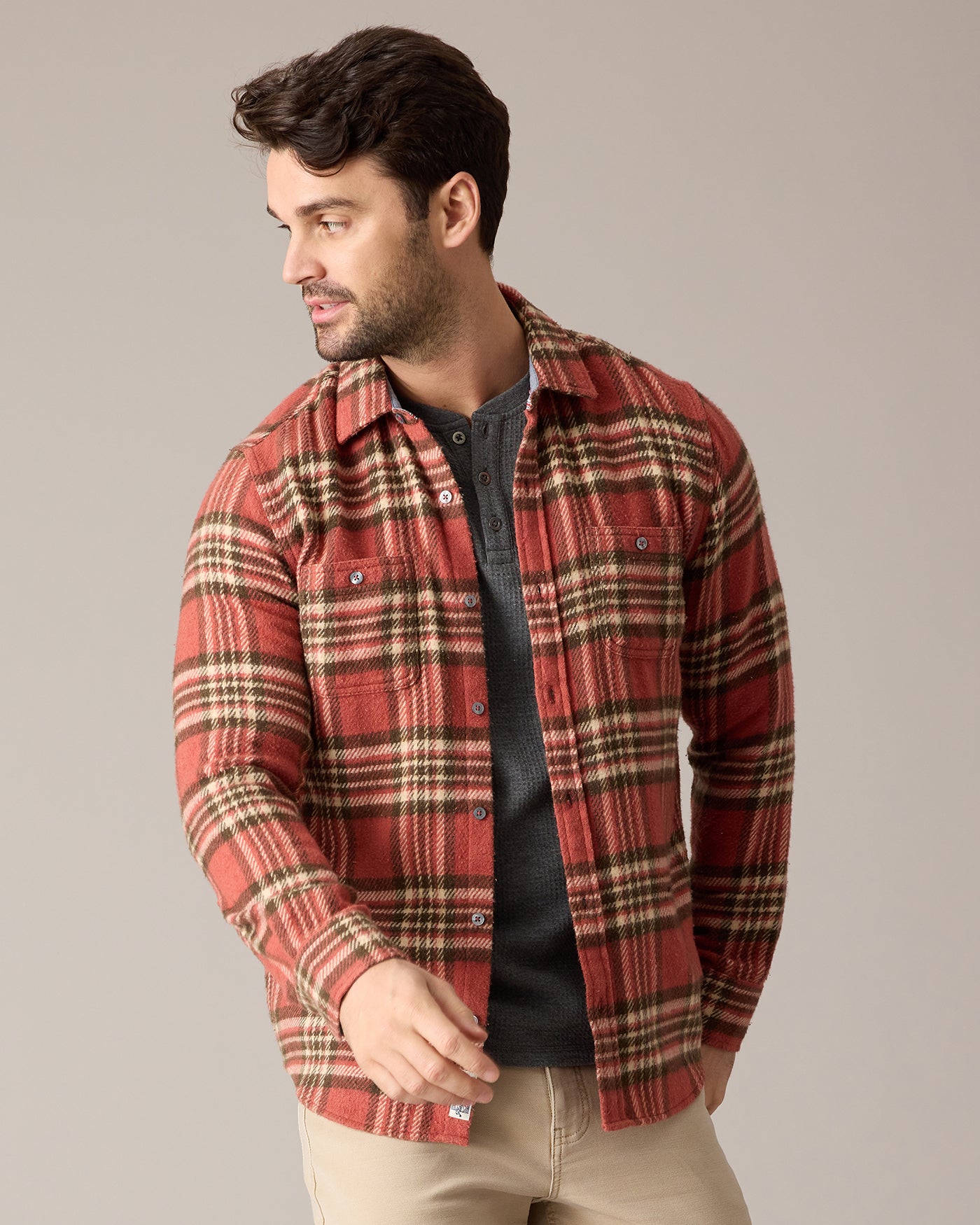 SEABROOK VINTAGE WASHED FLANNEL SHIRT