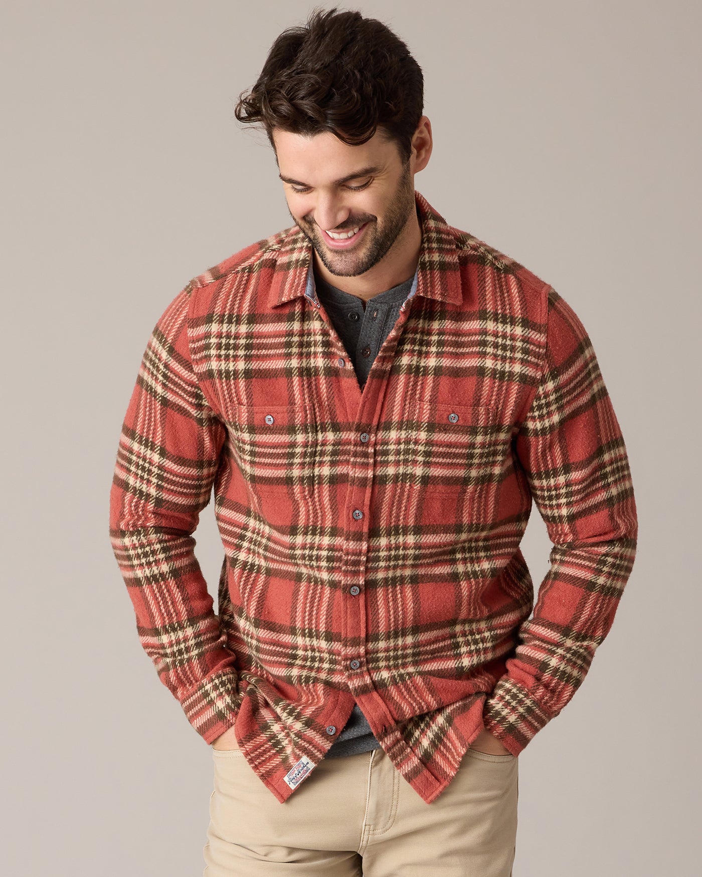 SEABROOK VINTAGE WASHED FLANNEL SHIRT