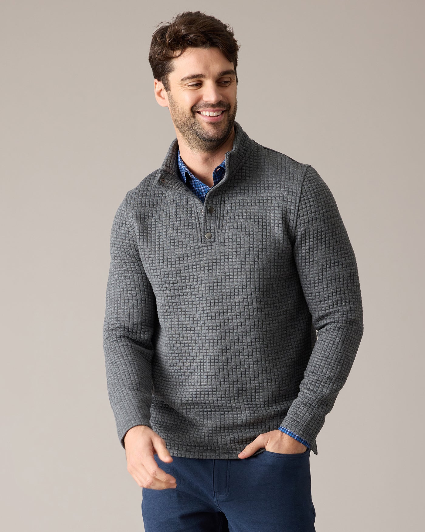 SILVERTON QUILTED 1/4 SNAP